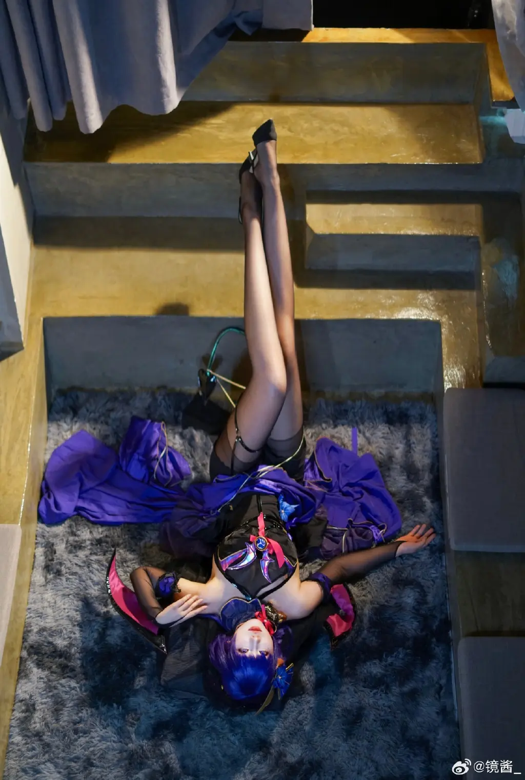旅行者，这套是不是不适合我啊？原神 雷神魅魔同@镜酱_ COSPLAY-第6张