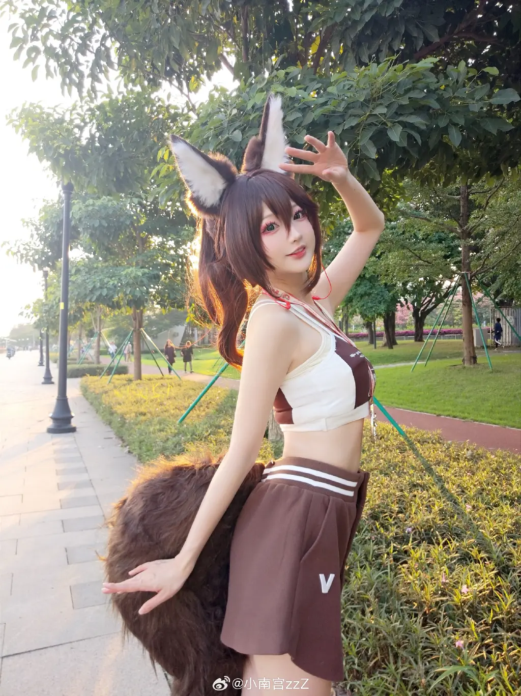 今天天气不错，恩公可否跟小女子出门运动呢？ 崩坏:星穹铁道 停云 @小南宫zzZ COSPLAY-第2张