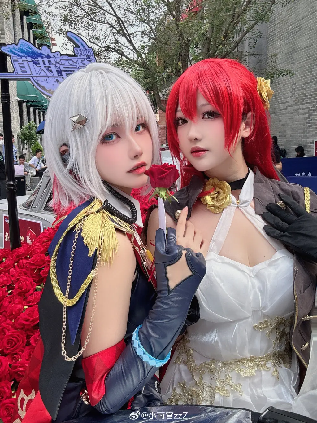 COSPLAY 🌹玫瑰花真的很香被蜜蜂追着走 ​​​ 星穹铁道 姬子@小南宫zzZ COSPLAY-第6张