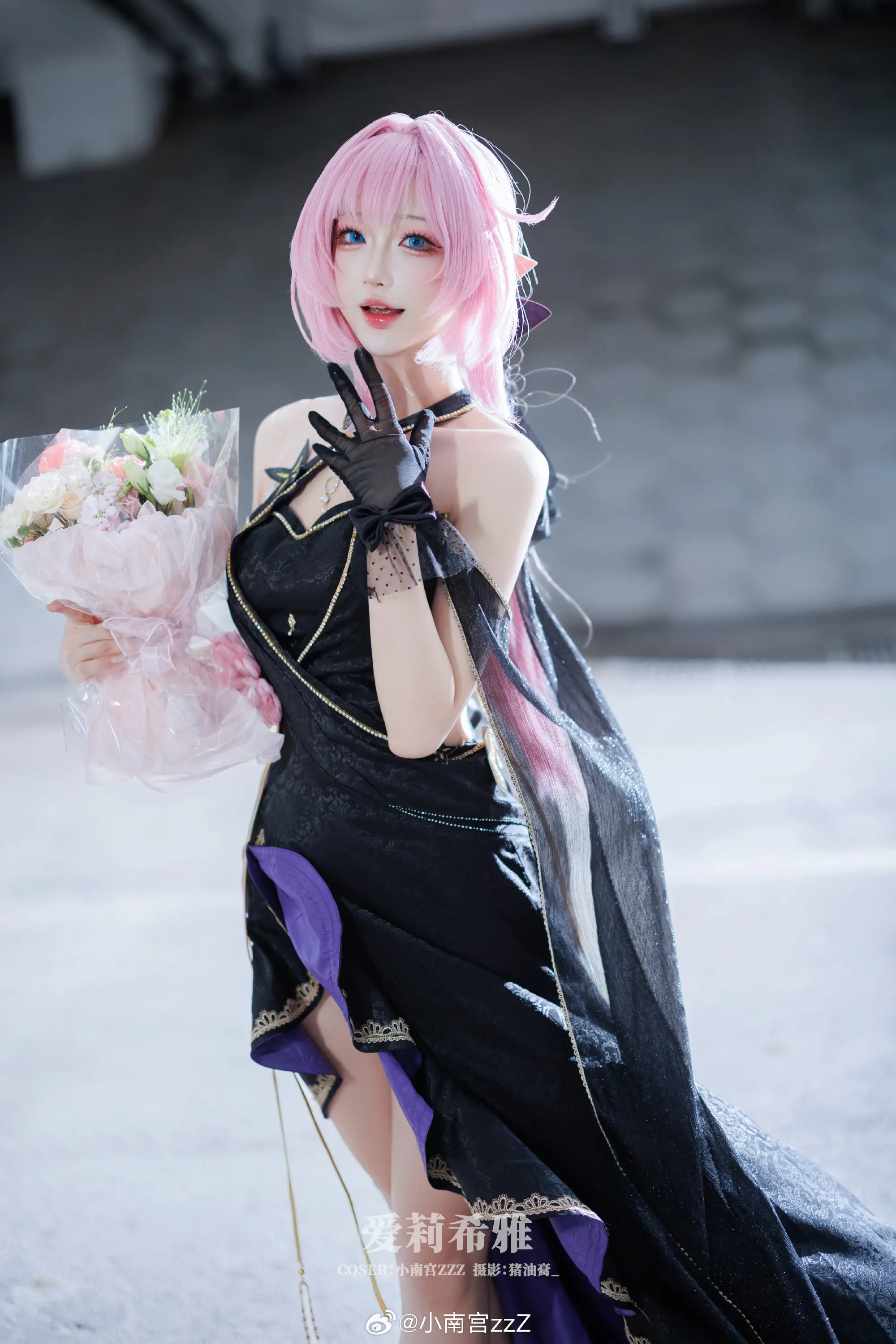 COSPLAY 崩坏3 爱莉希雅@小南宫zzZ-公众号小姨ai