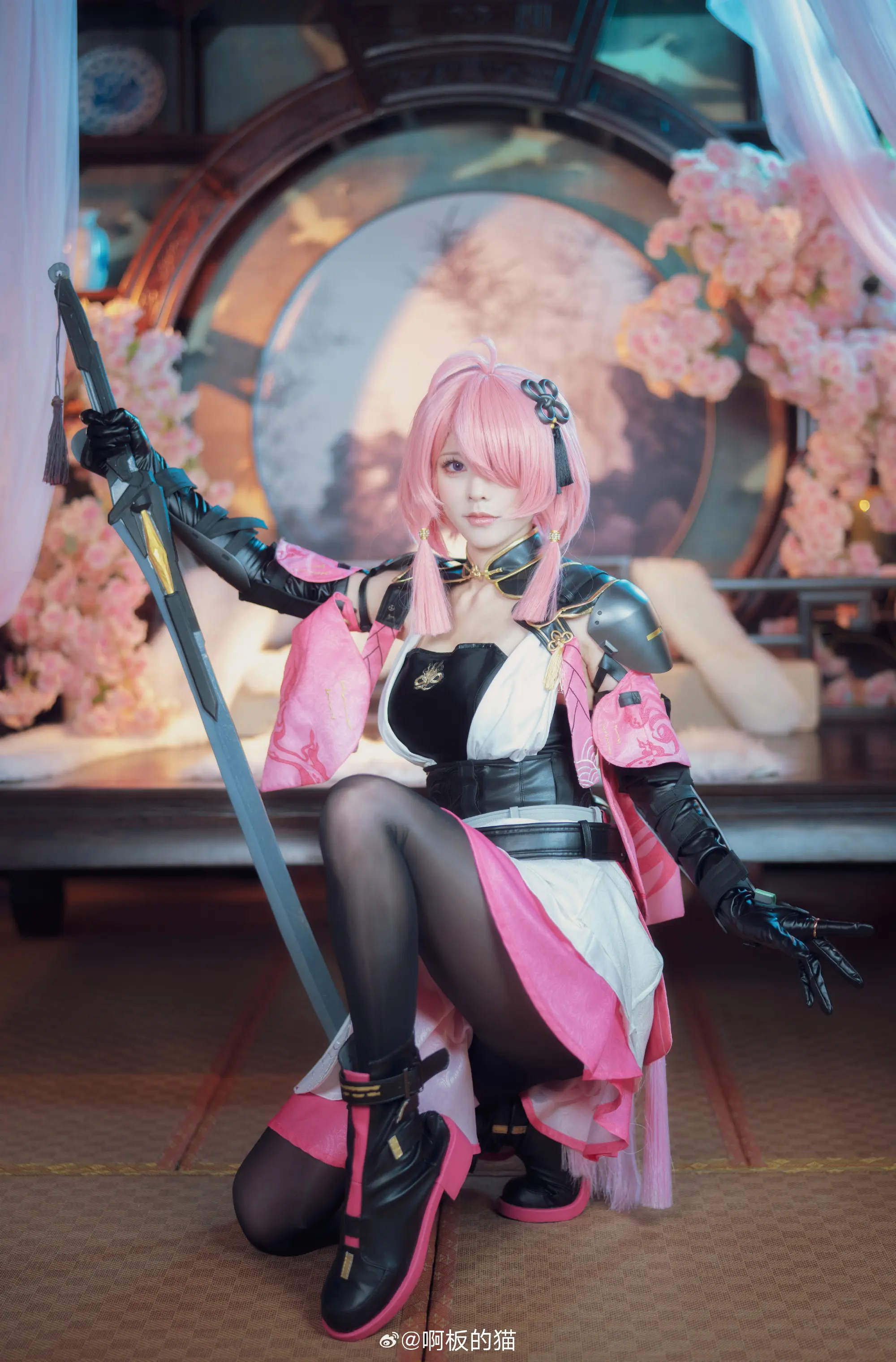 COSPLAY 呼啊~做到这样就够了，休息休息吧 鸣潮 桃祈@啊板的猫 COSPLAY-第8张