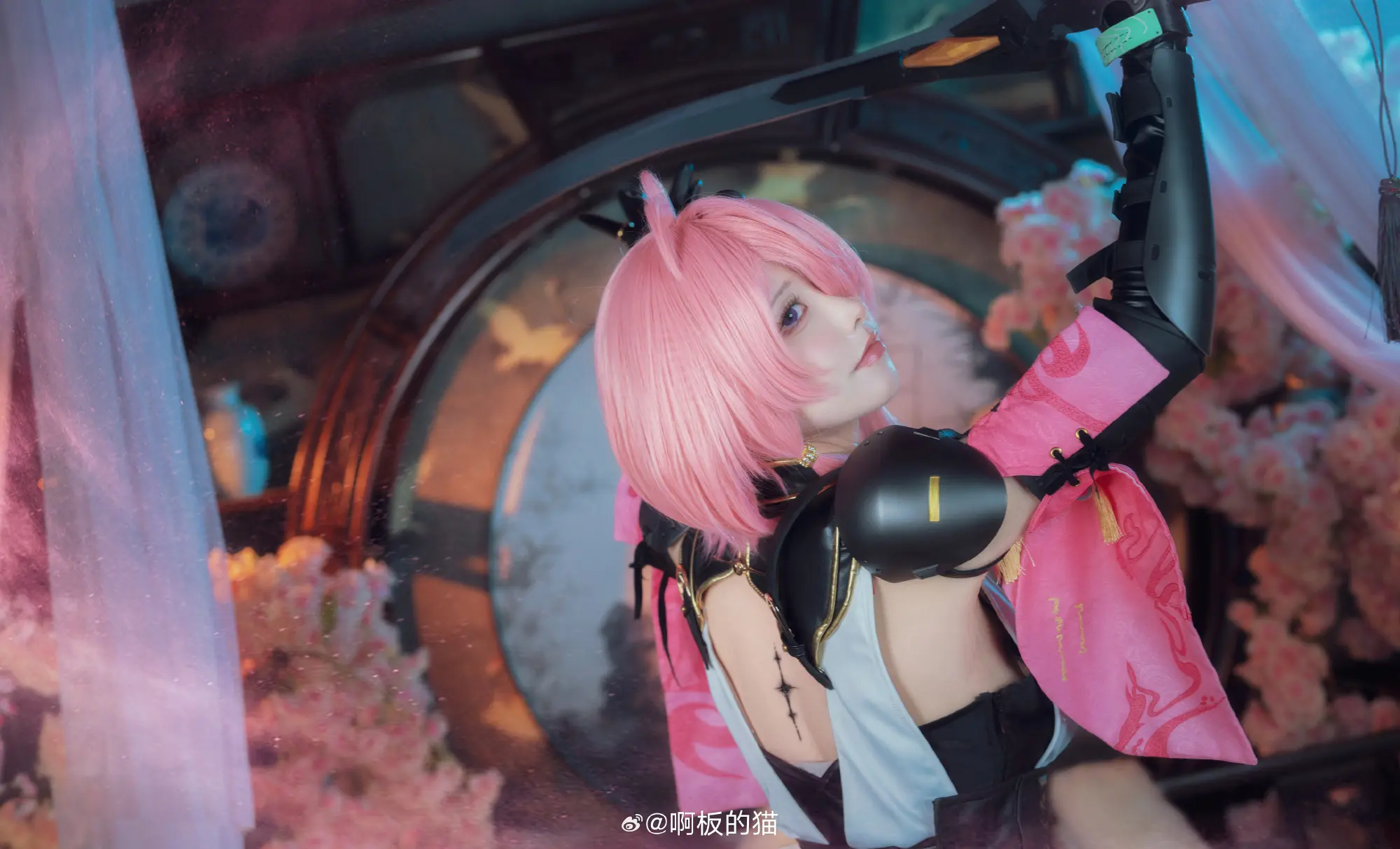 COSPLAY 呼啊~做到这样就够了，休息休息吧 鸣潮 桃祈@啊板的猫 COSPLAY-第9张