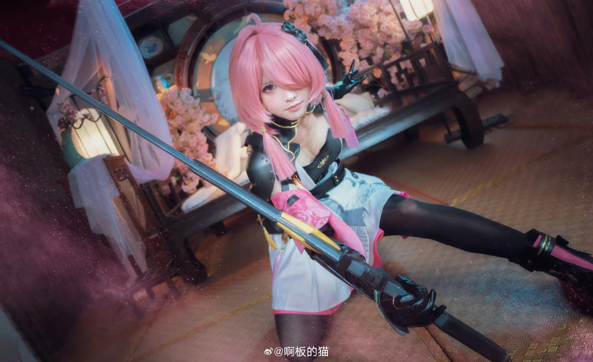 COSPLAY 呼啊~做到这样就够了，休息休息吧 鸣潮 桃祈@啊板的猫 COSPLAY-第7张