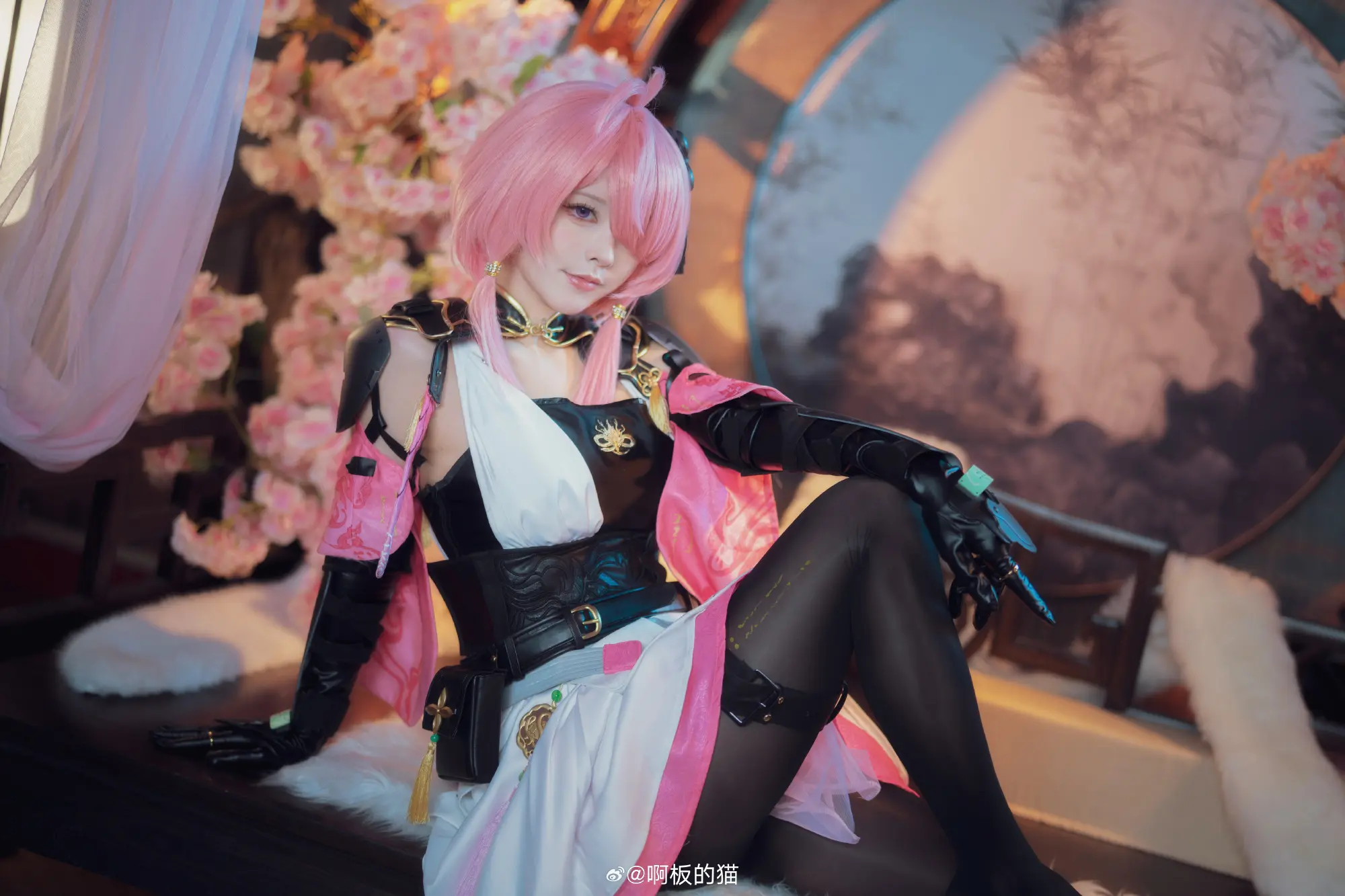 COSPLAY 呼啊~做到这样就够了，休息休息吧 鸣潮 桃祈@啊板的猫 COSPLAY-第5张