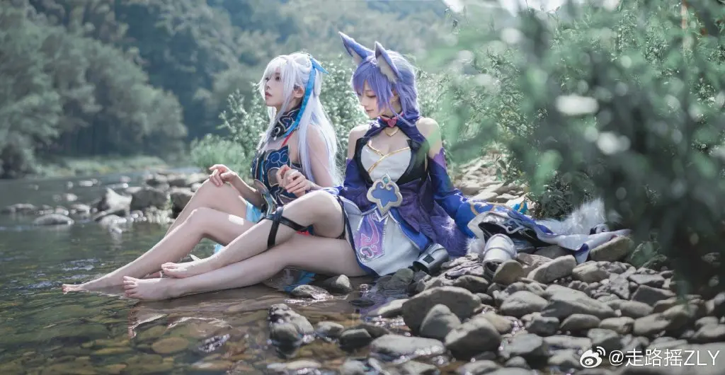 COSPLAY 崩坏：星穹铁道 镜流@走路摇 白珩@南宫 COSPLAY-第2张