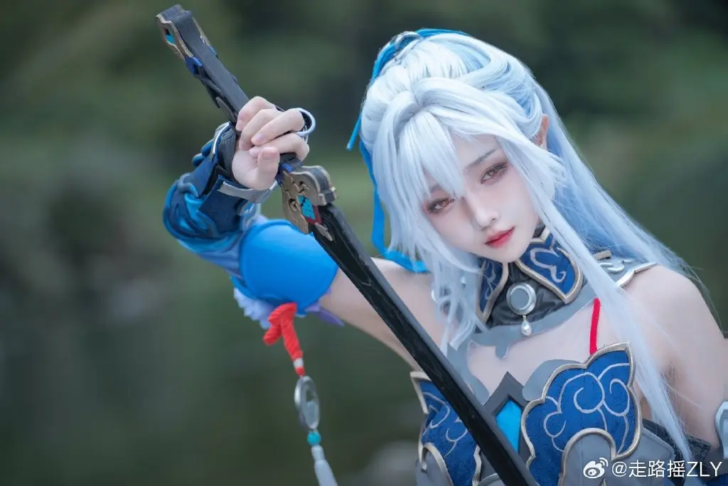 COSPLAY 崩坏：星穹铁道 镜流@走路摇 白珩@南宫 COSPLAY-第7张