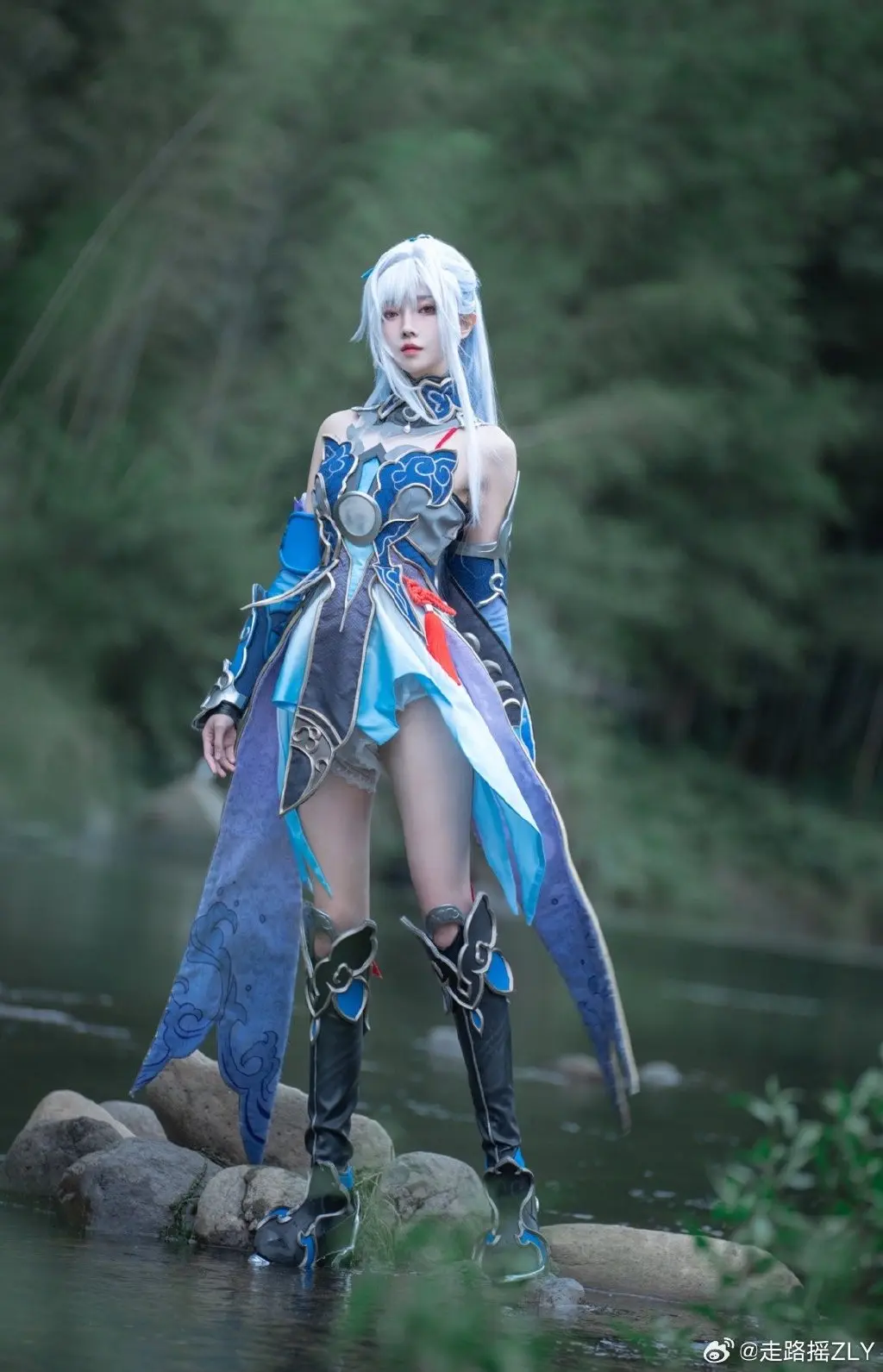 COSPLAY 崩坏：星穹铁道 镜流@走路摇 白珩@南宫-公众号小姨ai