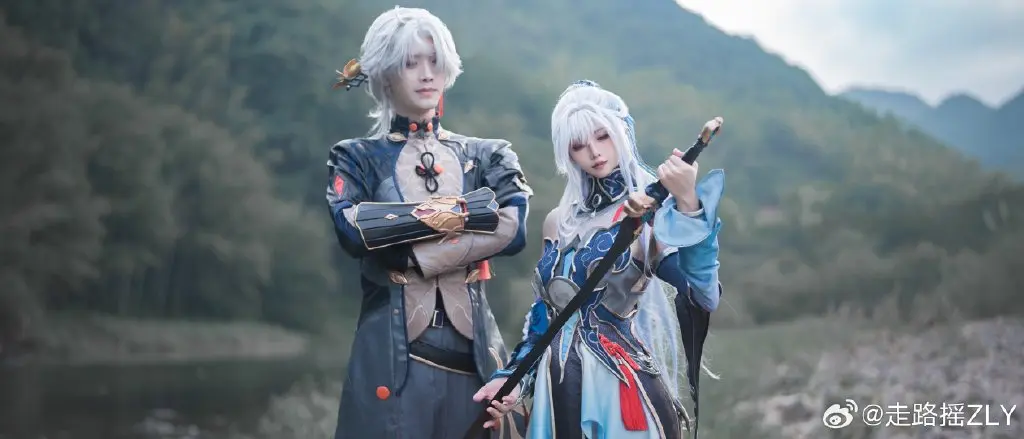 COSPLAY 崩坏：星穹铁道 镜流@走路摇 白珩@南宫 COSPLAY-第5张