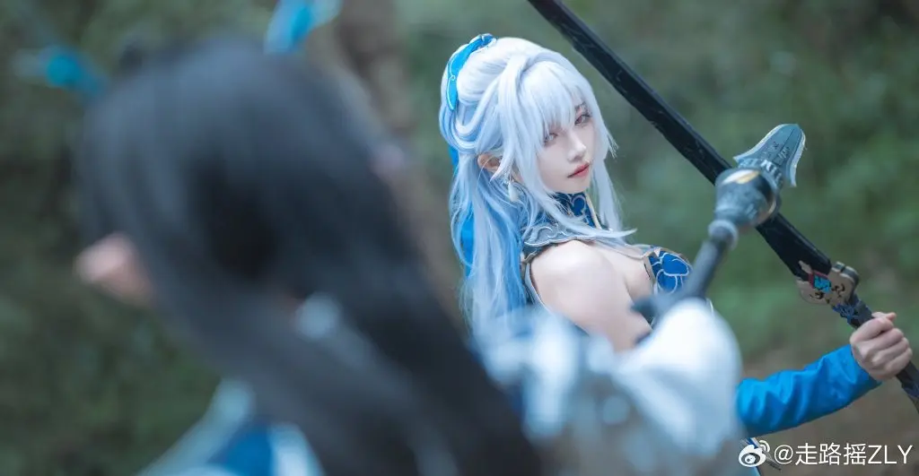 COSPLAY 崩坏：星穹铁道 镜流@走路摇 白珩@南宫 COSPLAY-第6张