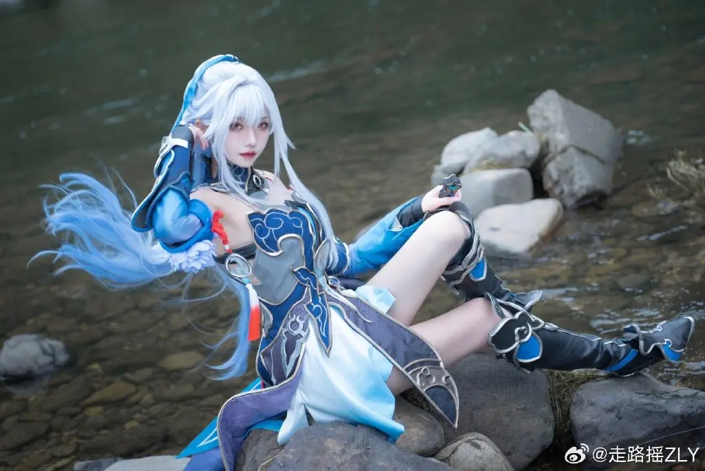 COSPLAY 崩坏：星穹铁道 镜流@走路摇 白珩@南宫 COSPLAY-第9张