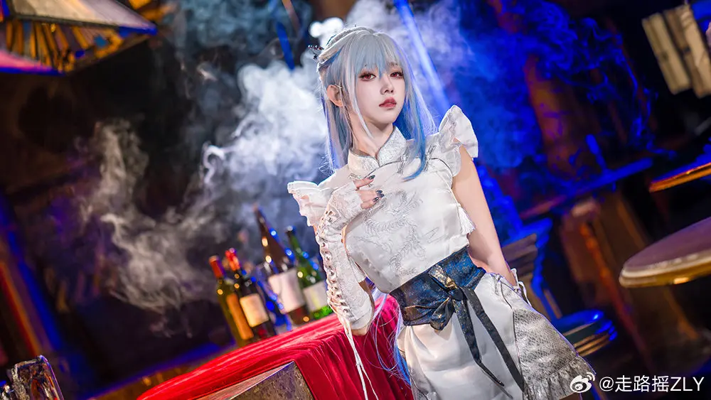 cosplay 镜流也和大家一起过了一次万圣节呢！这套万圣节OC装扮怎么样？ 星穹铁道 镜流@走路摇ZLY COSPLAY-第8张