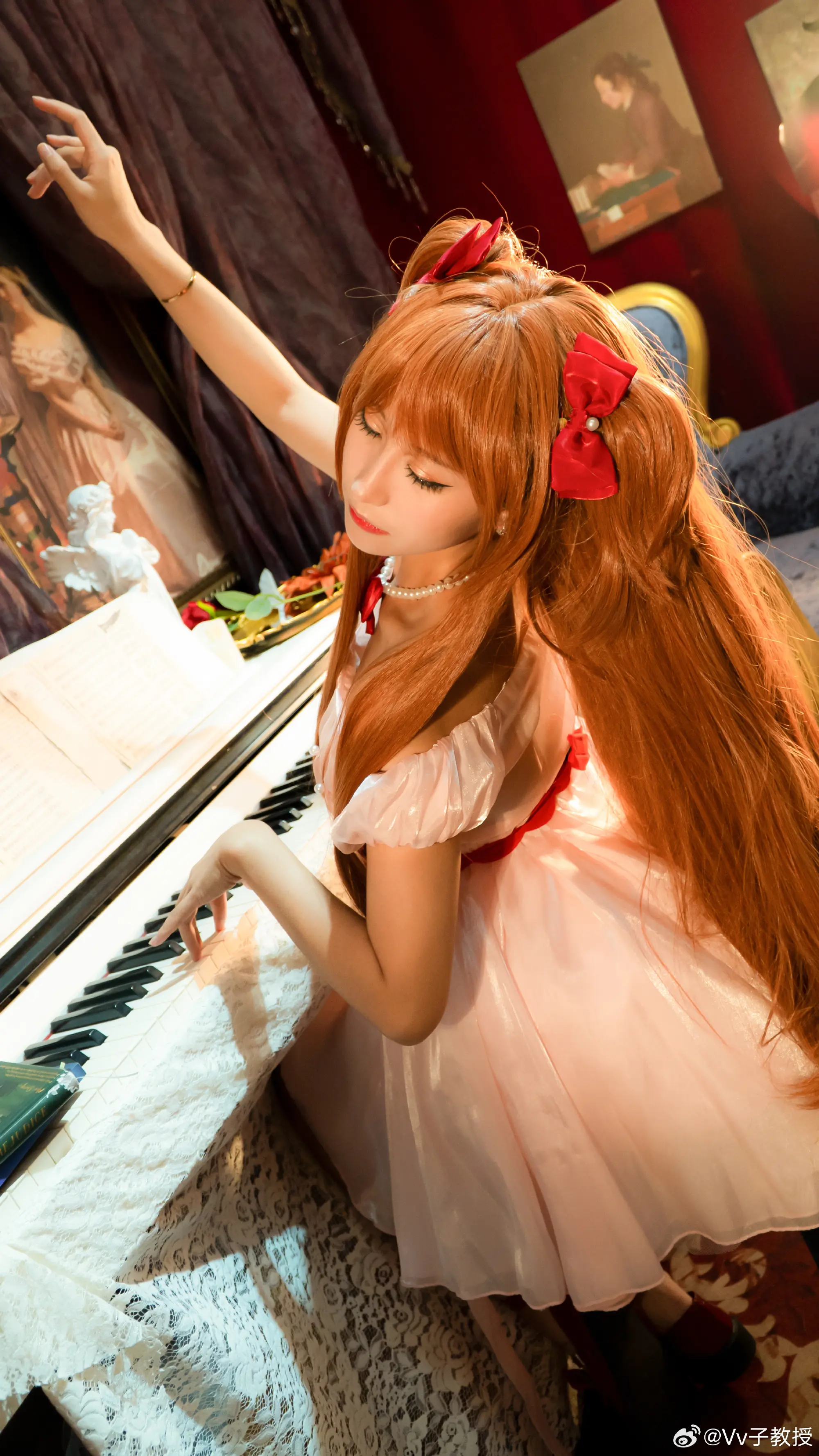 COSPLAY 新世纪福音战士 明日香@Vv子教授 COSPLAY-第9张