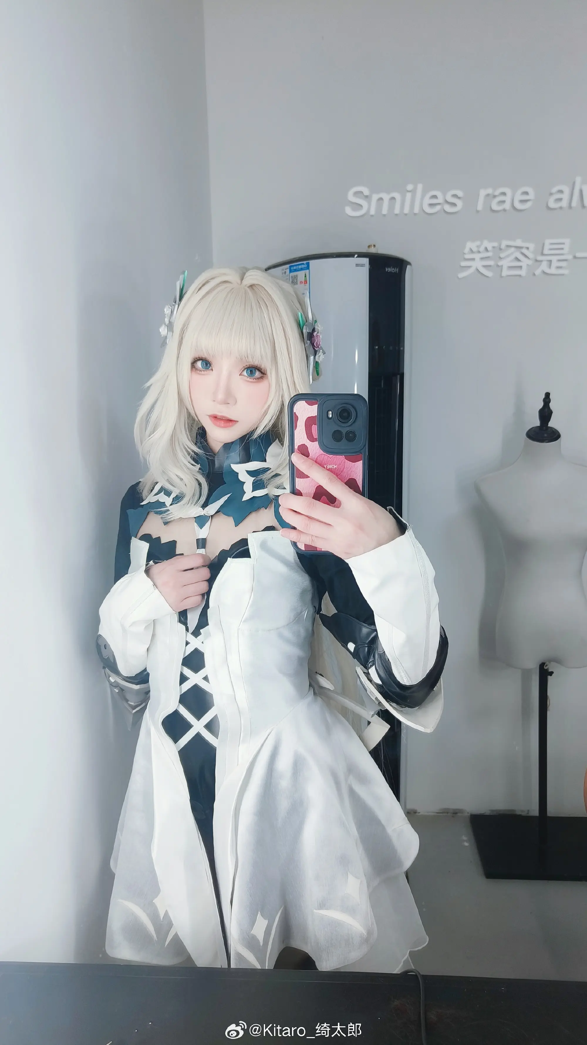 COSPLAY 严重削弱版本的战双白毛 ​​​ 战双帕弥什@Kitaro_绮太郎 COSPLAY-第4张
