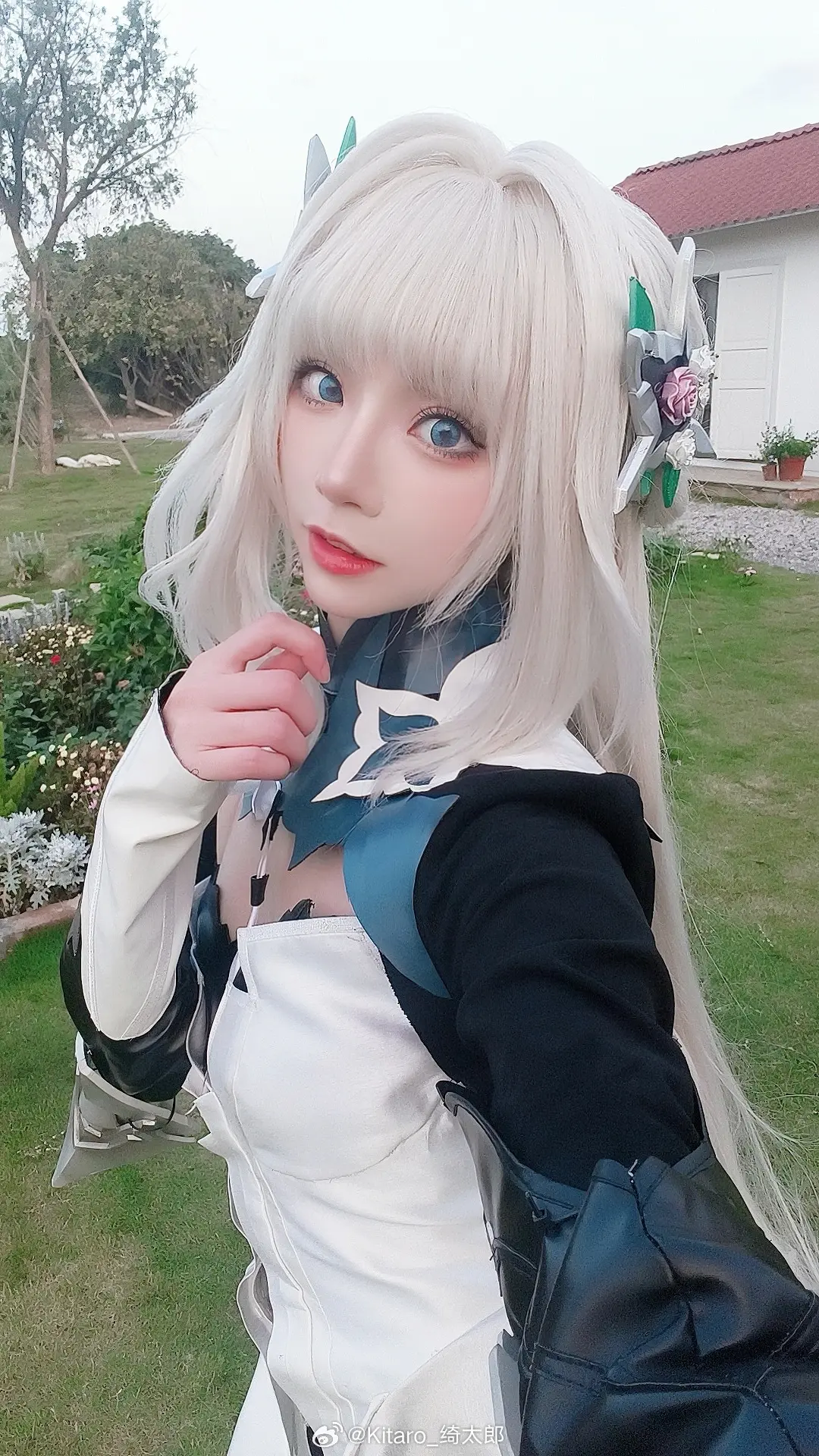 COSPLAY 严重削弱版本的战双白毛 ​​​ 战双帕弥什@Kitaro_绮太郎 COSPLAY-第2张