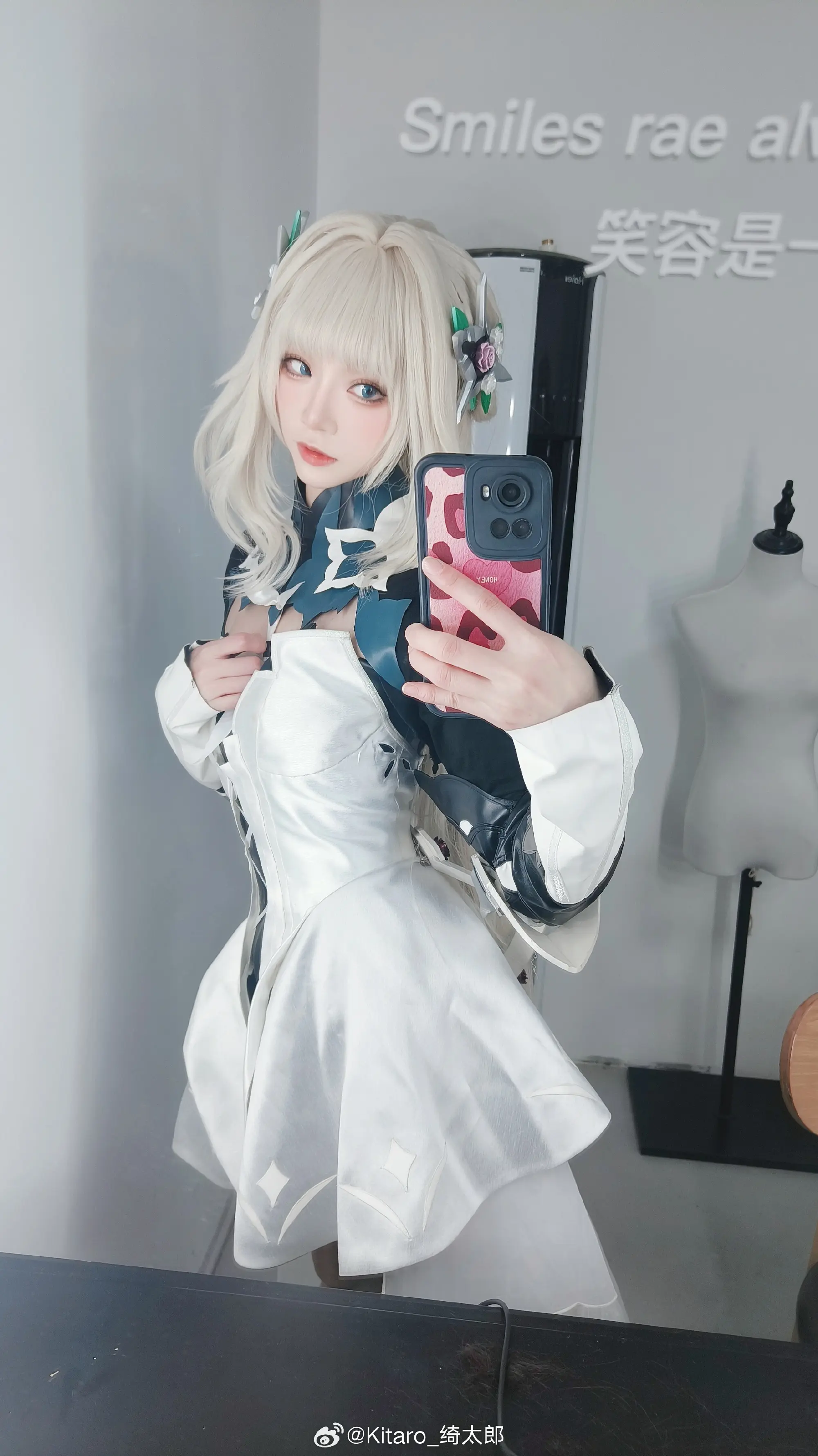 COSPLAY 严重削弱版本的战双白毛 ​​​ 战双帕弥什@Kitaro_绮太郎 COSPLAY-第6张