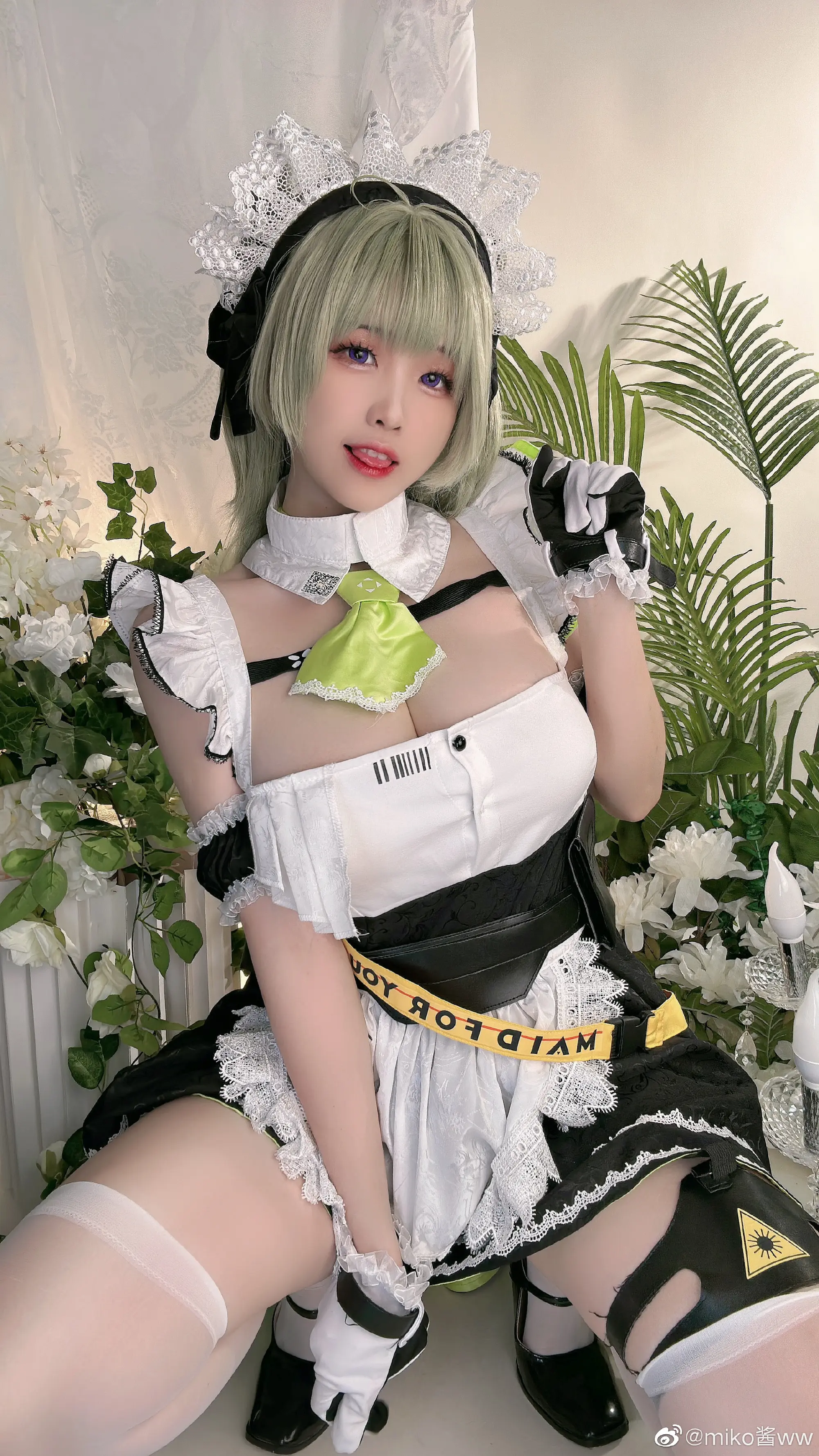 端午节安康〰️〰️吃女仆粽子嘛！Nikke:胜利女神 索达cos@miko酱ww-公众号小姨ai