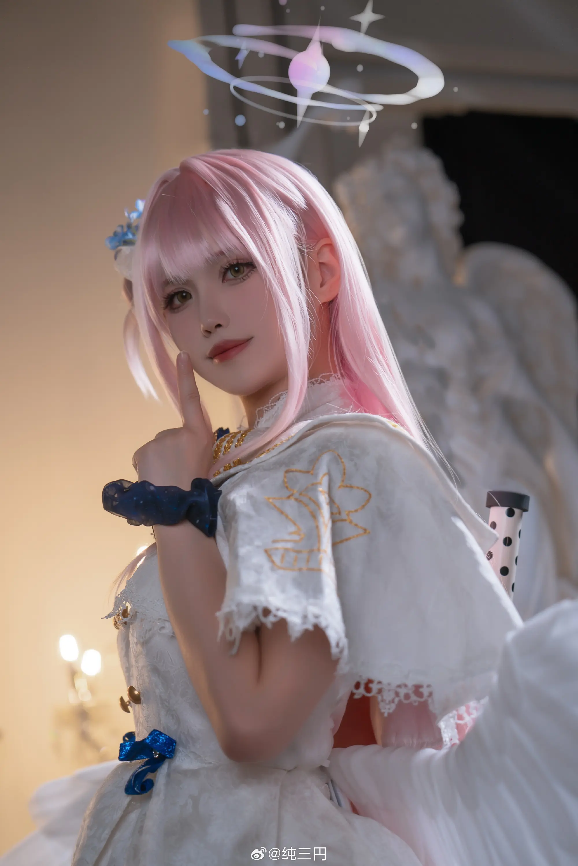 cosplay 蔚蓝档案 老师，打总力战不能没有未花哦☆@纯三円-公众号小姨ai