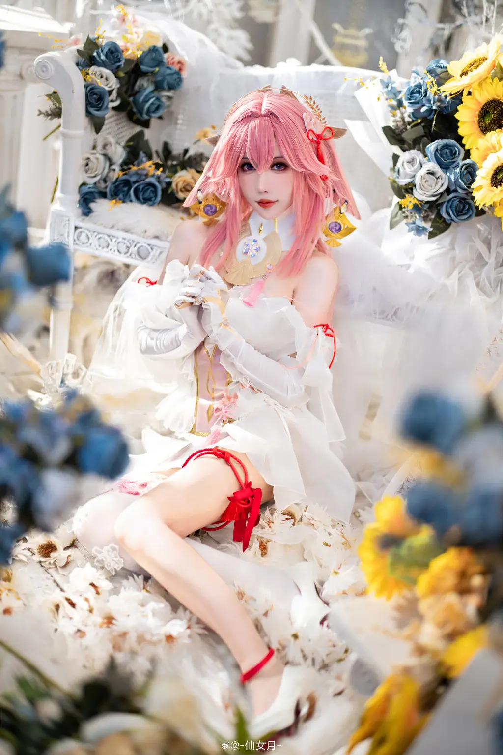cosplay 今晚的月色如此清亮，不做些什么真是浪费。 原神 八重神子@-仙女月- COSPLAY-第9张