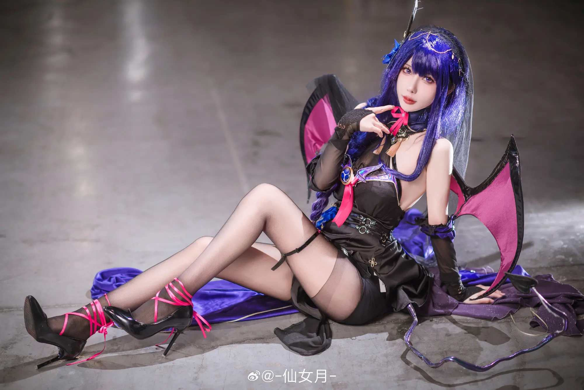 cosplay 是雷电魅魔同人⚡ 原神 雷电将军@-仙女月- COSPLAY-第9张