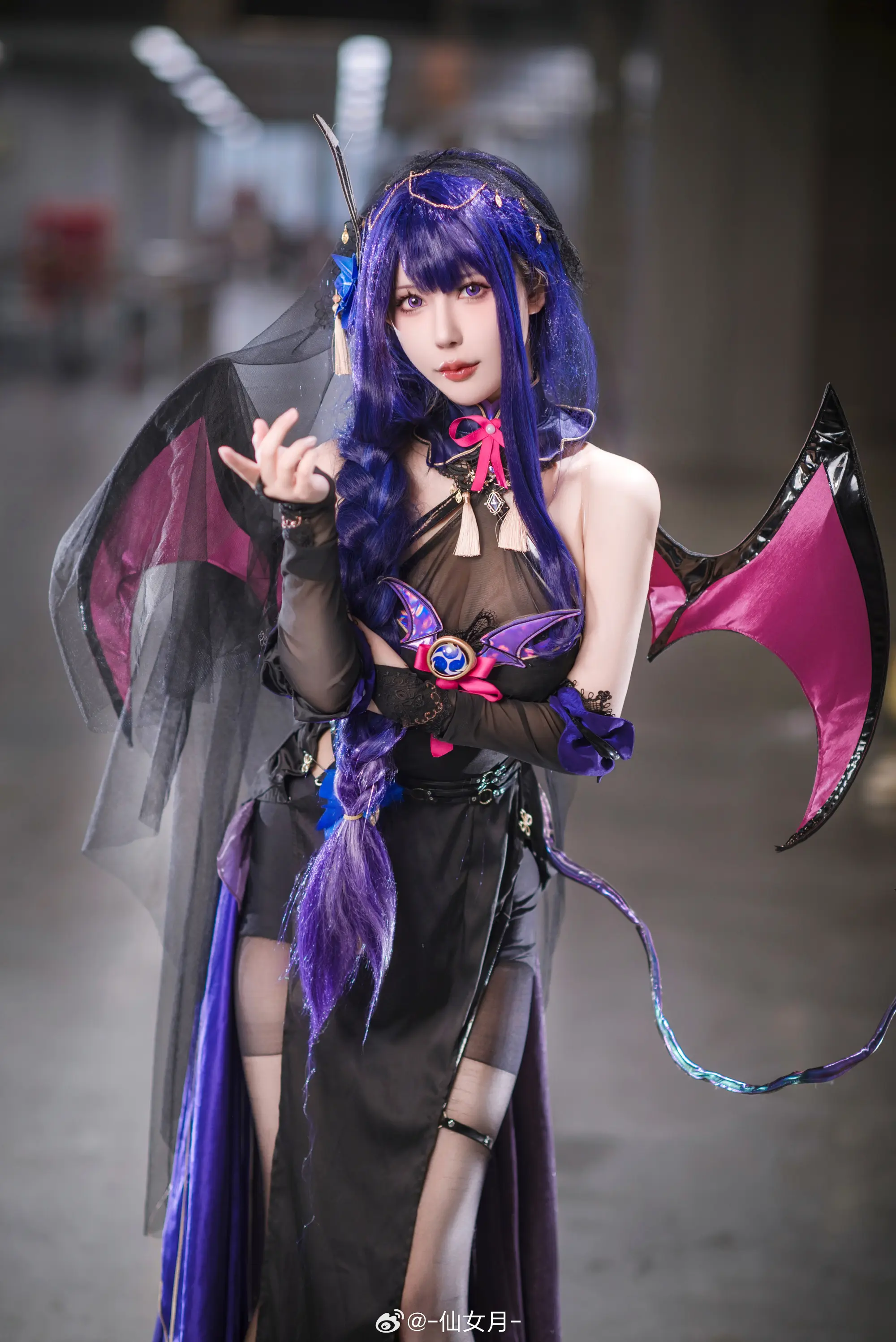cosplay 是雷电魅魔同人⚡ 原神 雷电将军@-仙女月- COSPLAY-第4张