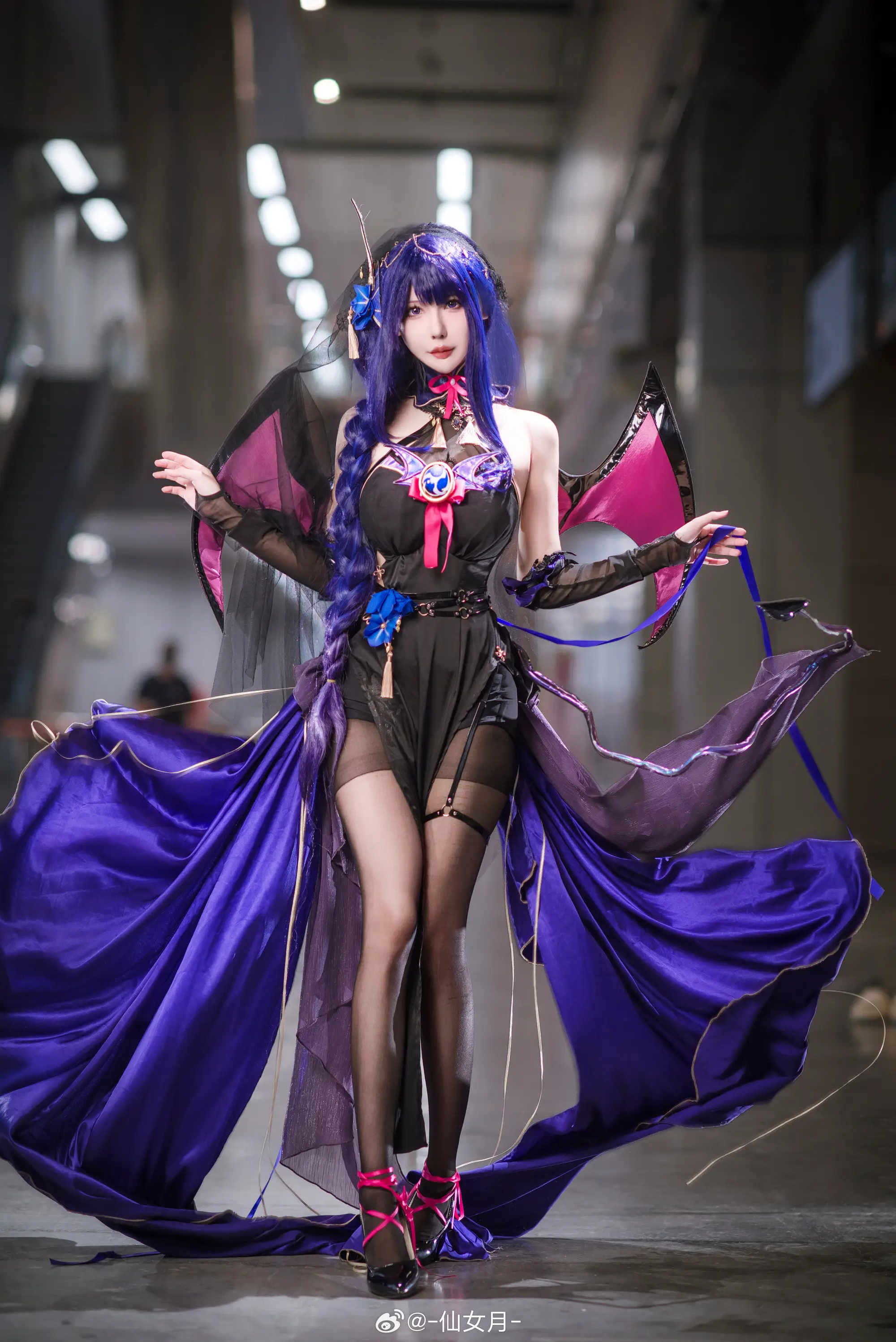 cosplay 是雷电魅魔同人⚡ 原神 雷电将军@-仙女月- COSPLAY-第8张