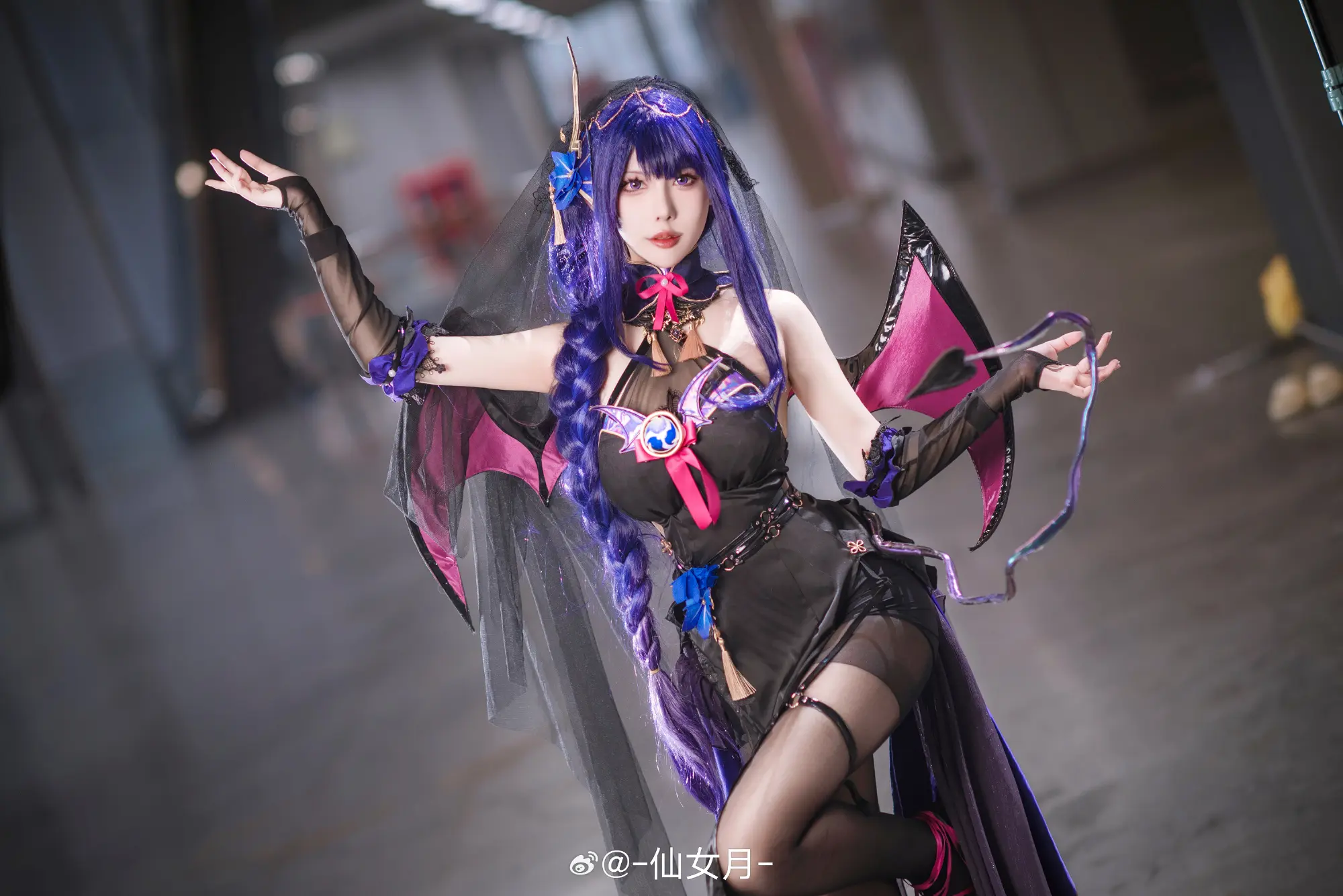 cosplay 是雷电魅魔同人⚡ 原神 雷电将军@-仙女月- COSPLAY-第6张