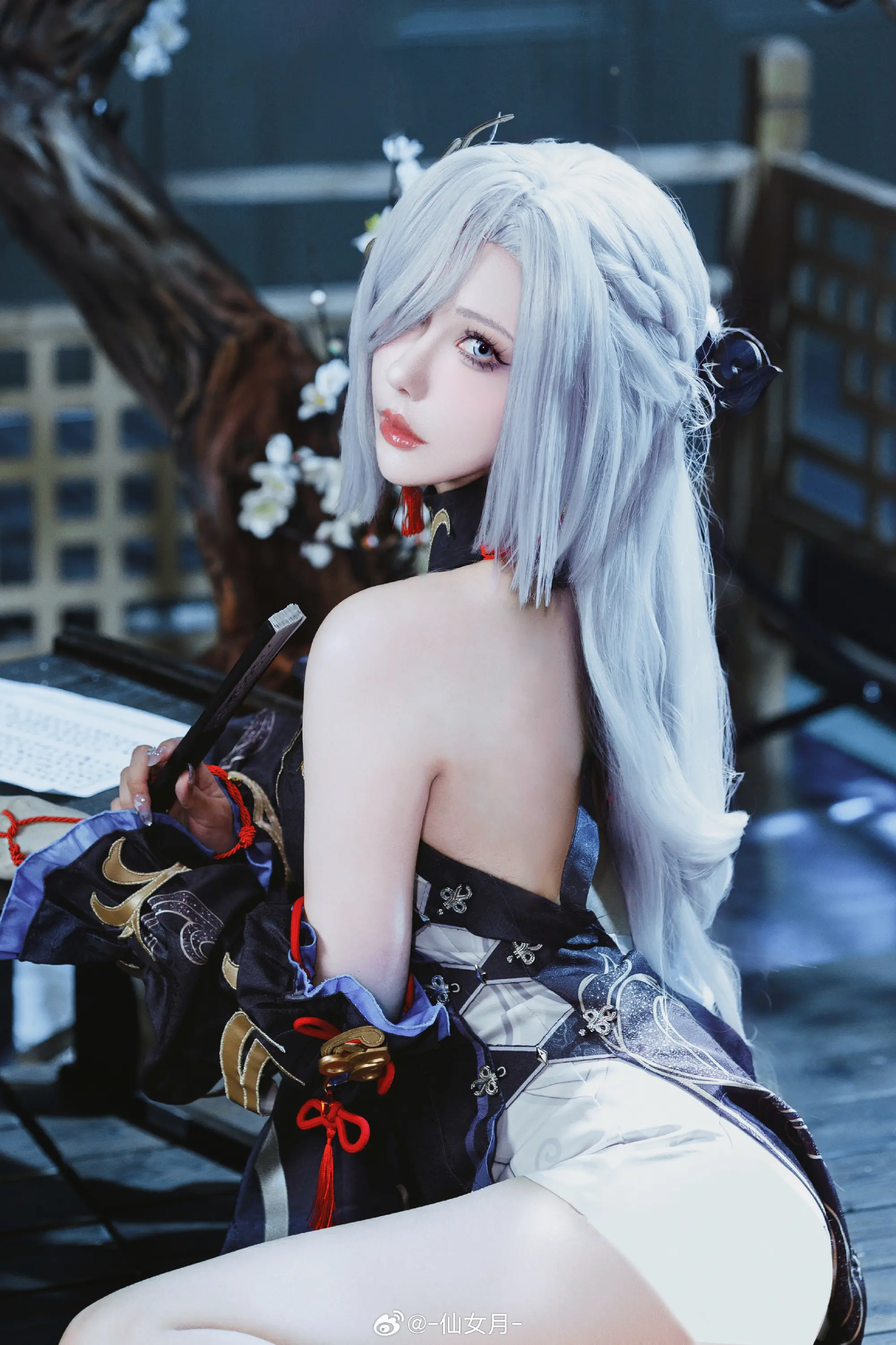 cosplay 原神 海灯节 申鹤@-仙女月--公众号小姨ai