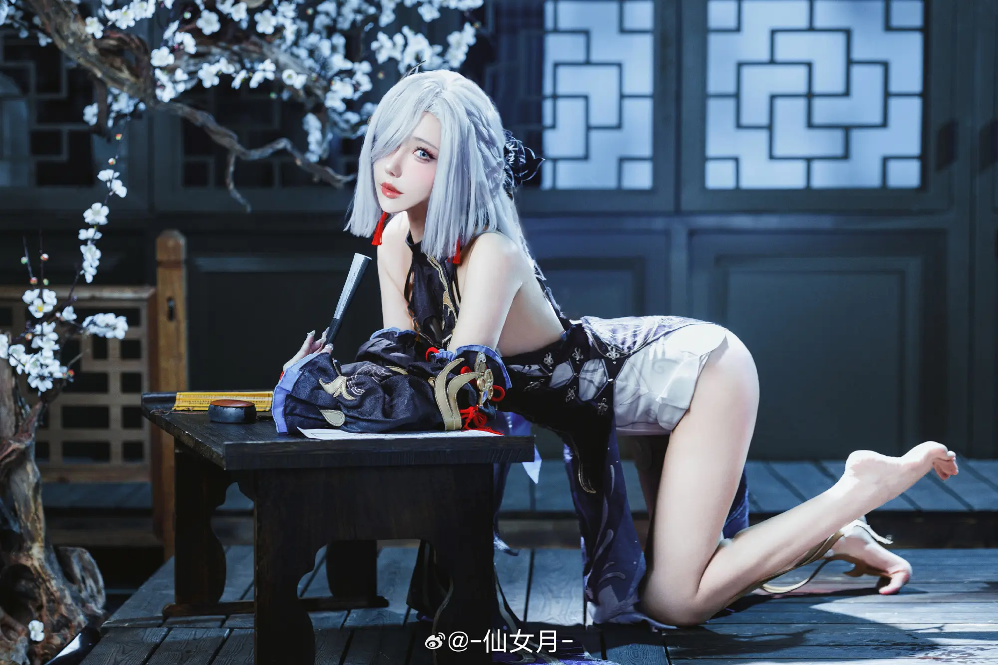 cosplay 原神 海灯节 申鹤@-仙女月- COSPLAY-第12张