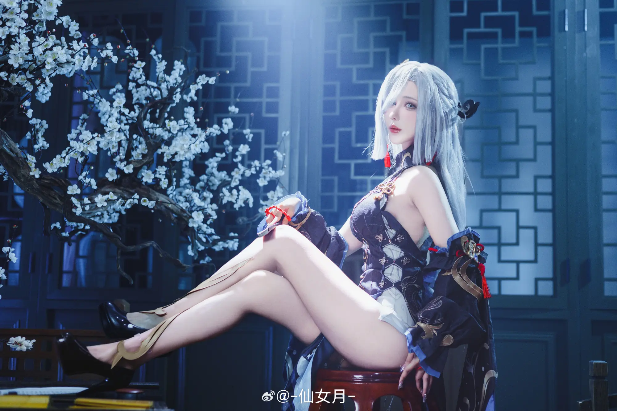 cosplay 原神 海灯节 申鹤@-仙女月- COSPLAY-第6张