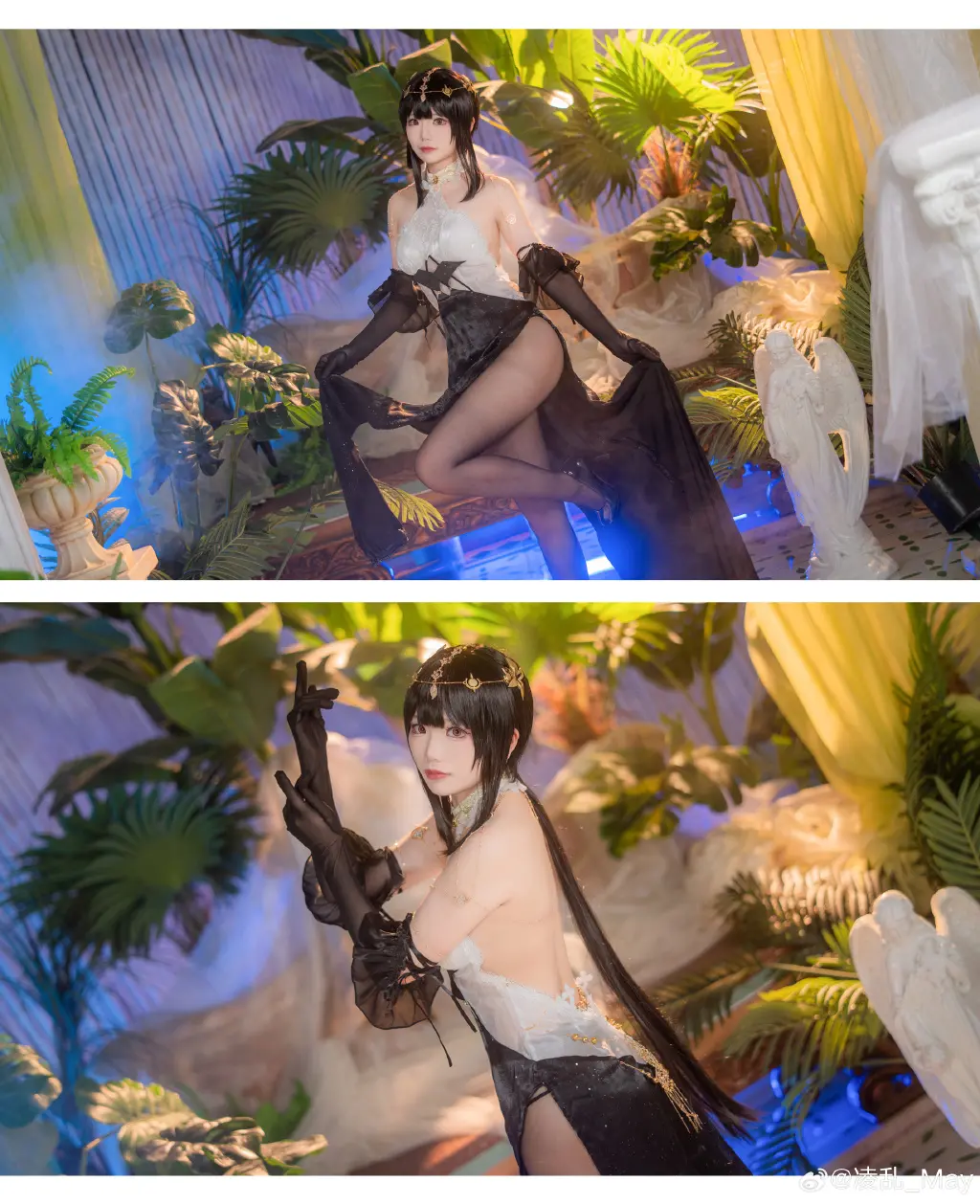 COSPLAY 乘兴而来，兴尽而归。平时里繁杂的事务考虑多了，这种时候就该放空思绪单纯享受~ 镇海-潋滟水色@凌乱_May COSPLAY-第8张