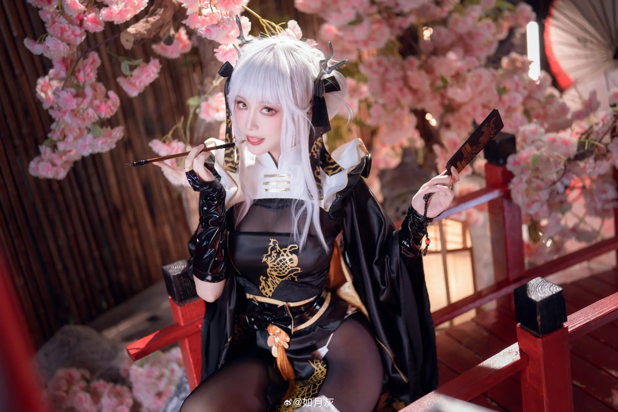 COSPLAY Nikke:胜利女神 白兔@如月灰 COSPLAY-第3张