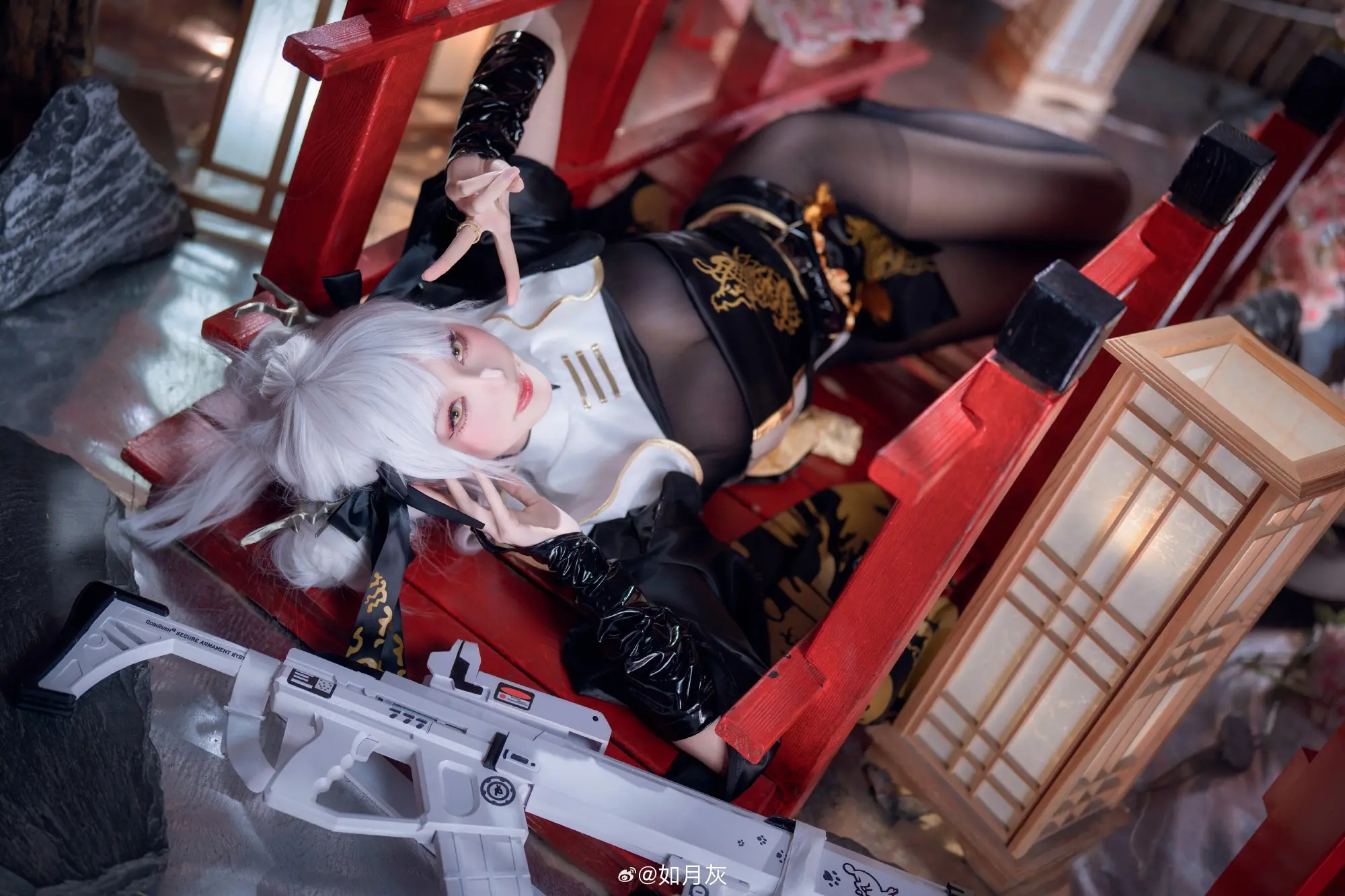 COSPLAY Nikke:胜利女神 白兔@如月灰 COSPLAY-第7张