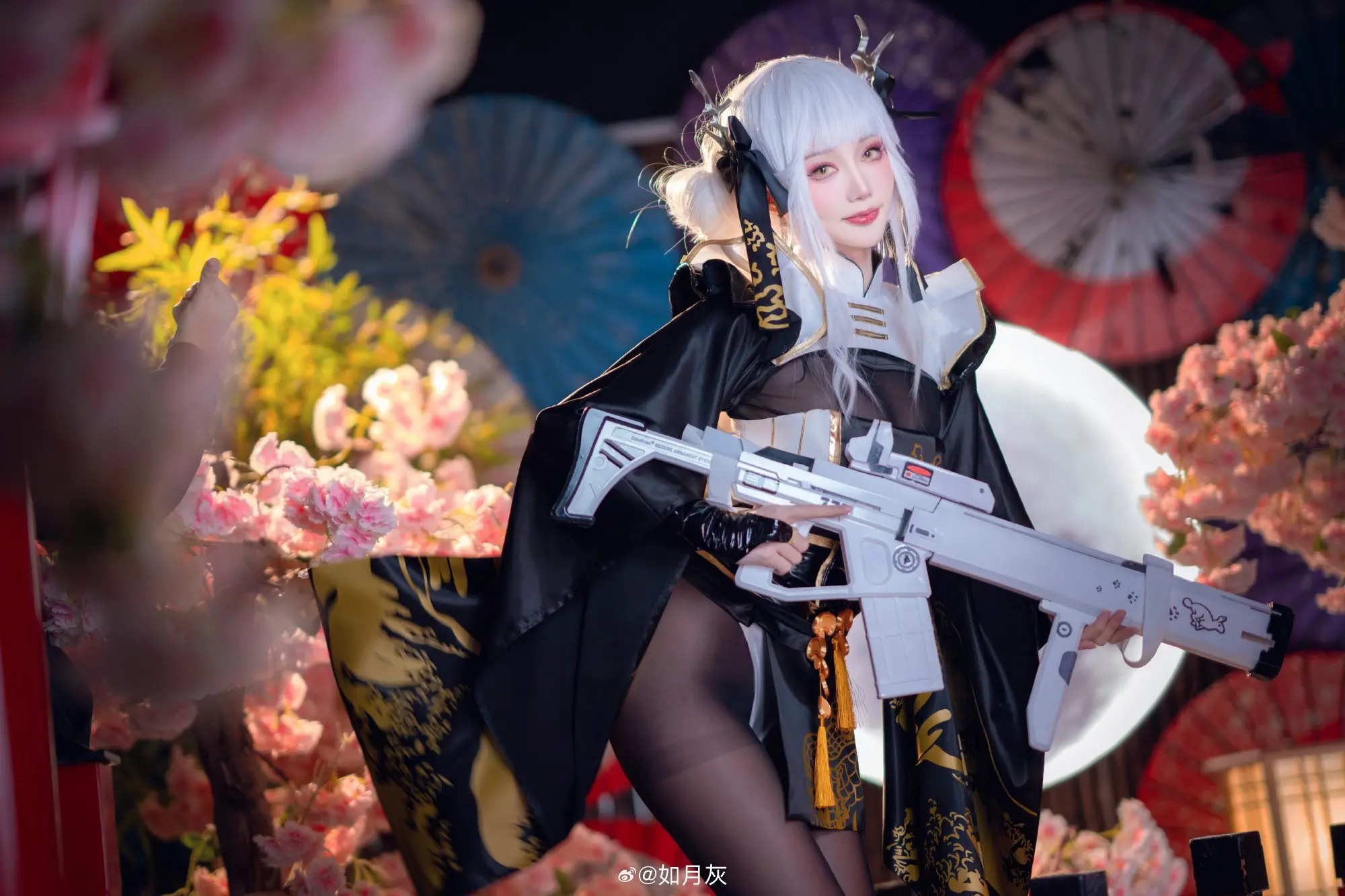 COSPLAY Nikke:胜利女神 白兔@如月灰 COSPLAY-第9张