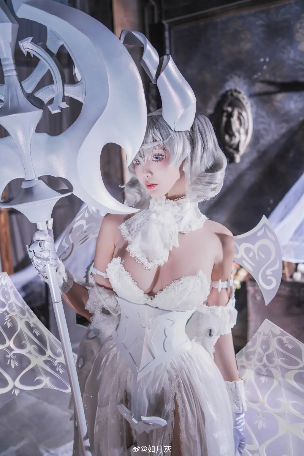 cosplay 游戏王 白银城 拉比林斯 白银姬@如月灰 COSPLAY-第8张