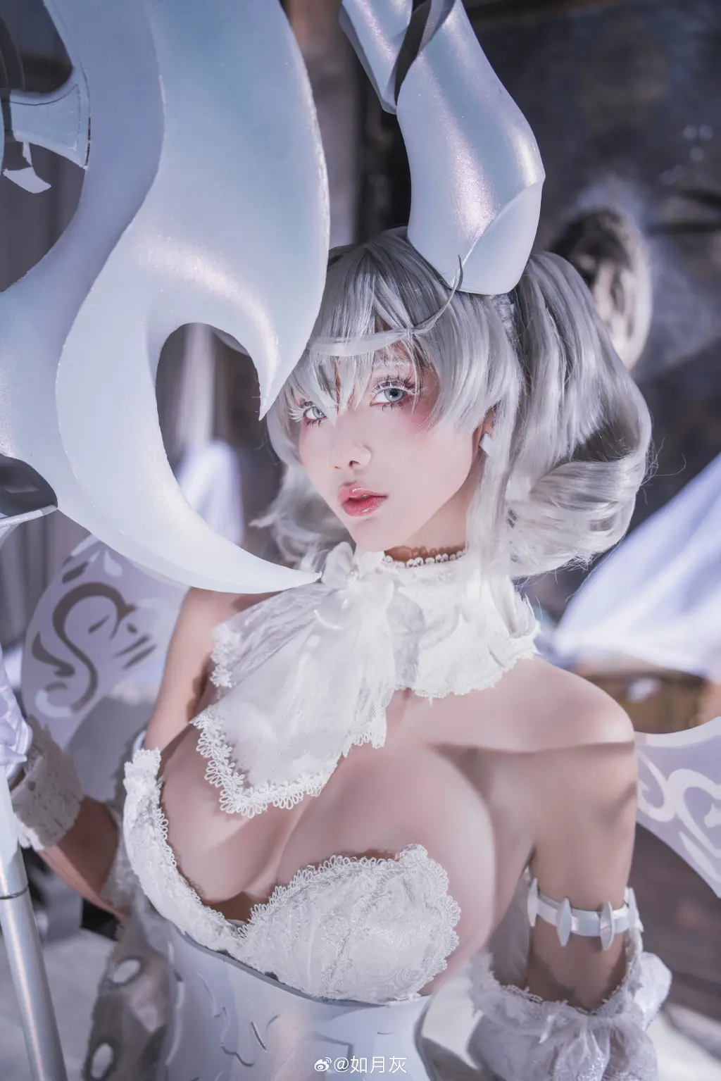 cosplay 游戏王 白银城 拉比林斯 白银姬@如月灰-公众号小姨ai
