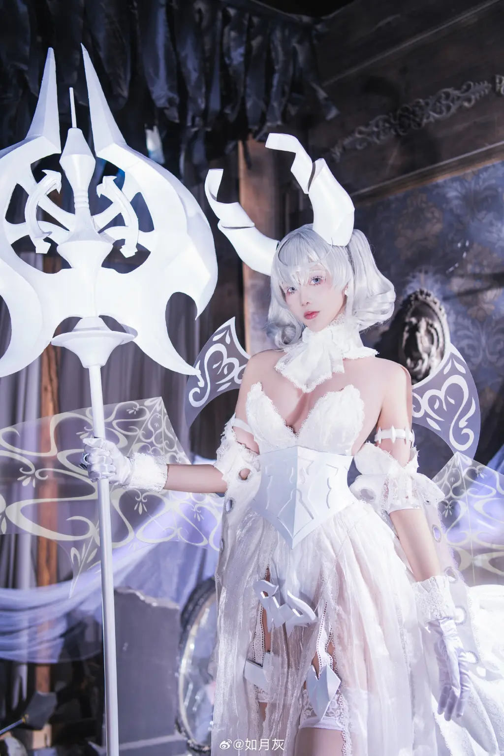 cosplay 游戏王 白银城 拉比林斯 白银姬@如月灰 COSPLAY-第5张