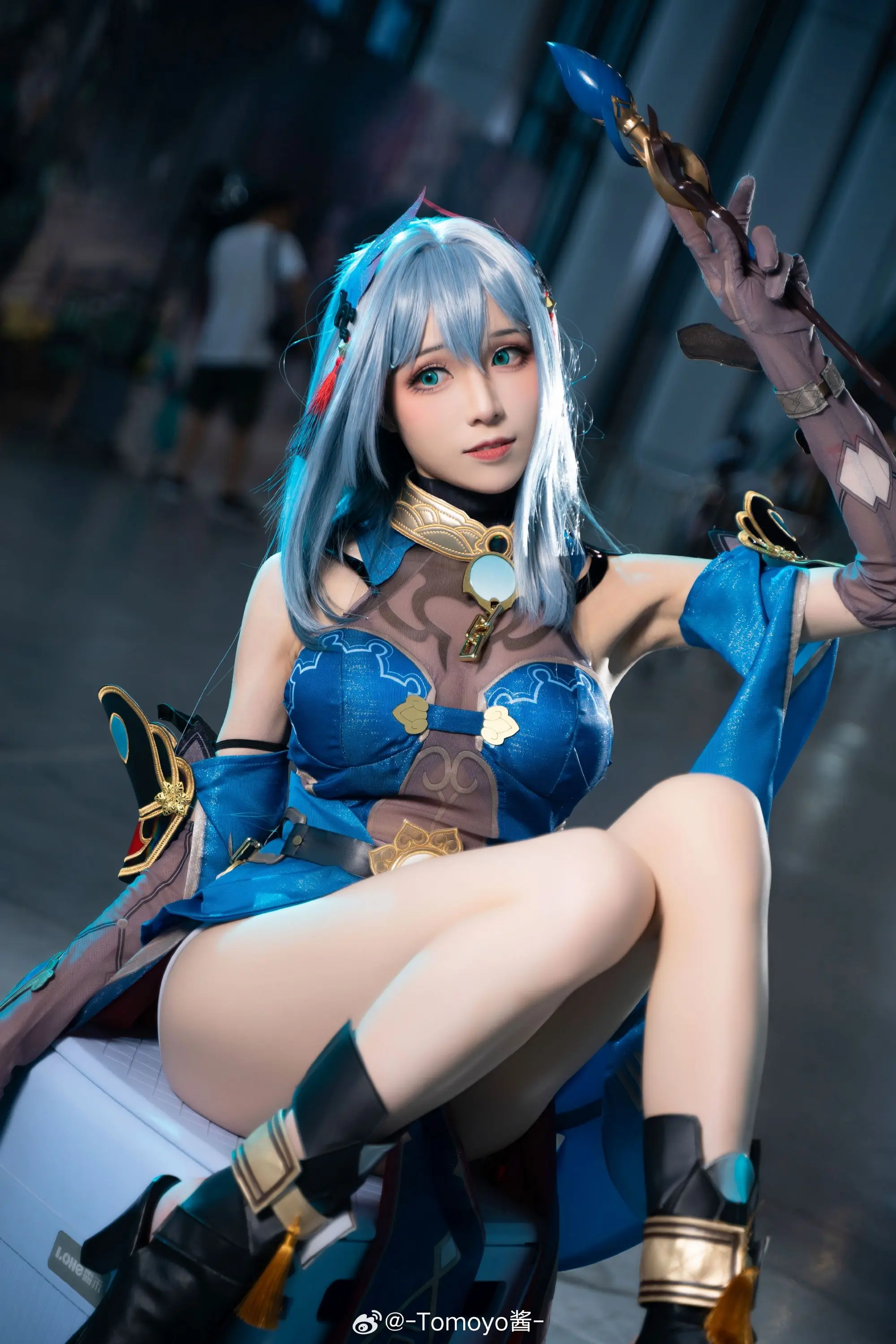 COSPLAY 现场的我真的已经学寒鸦那样放空表情了！ 崩坏：星穹铁道 寒鸦@-Tomoyo酱- COSPLAY-第6张