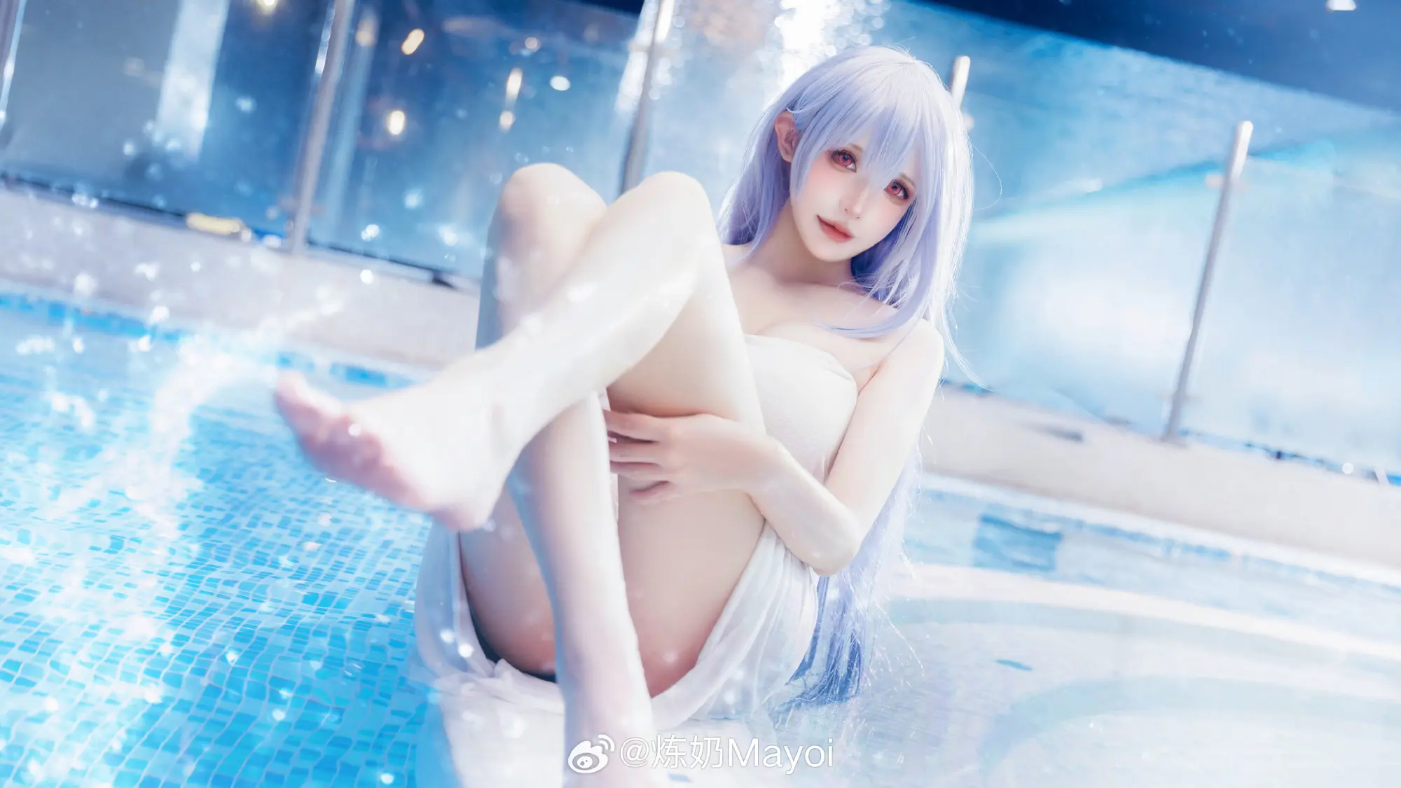COSPLAY 我听说约会的时候，牵着手会更有感觉……要试试吗？ 碧蓝航线 伏罗希洛夫@炼奶Mayoi COSPLAY-第2张
