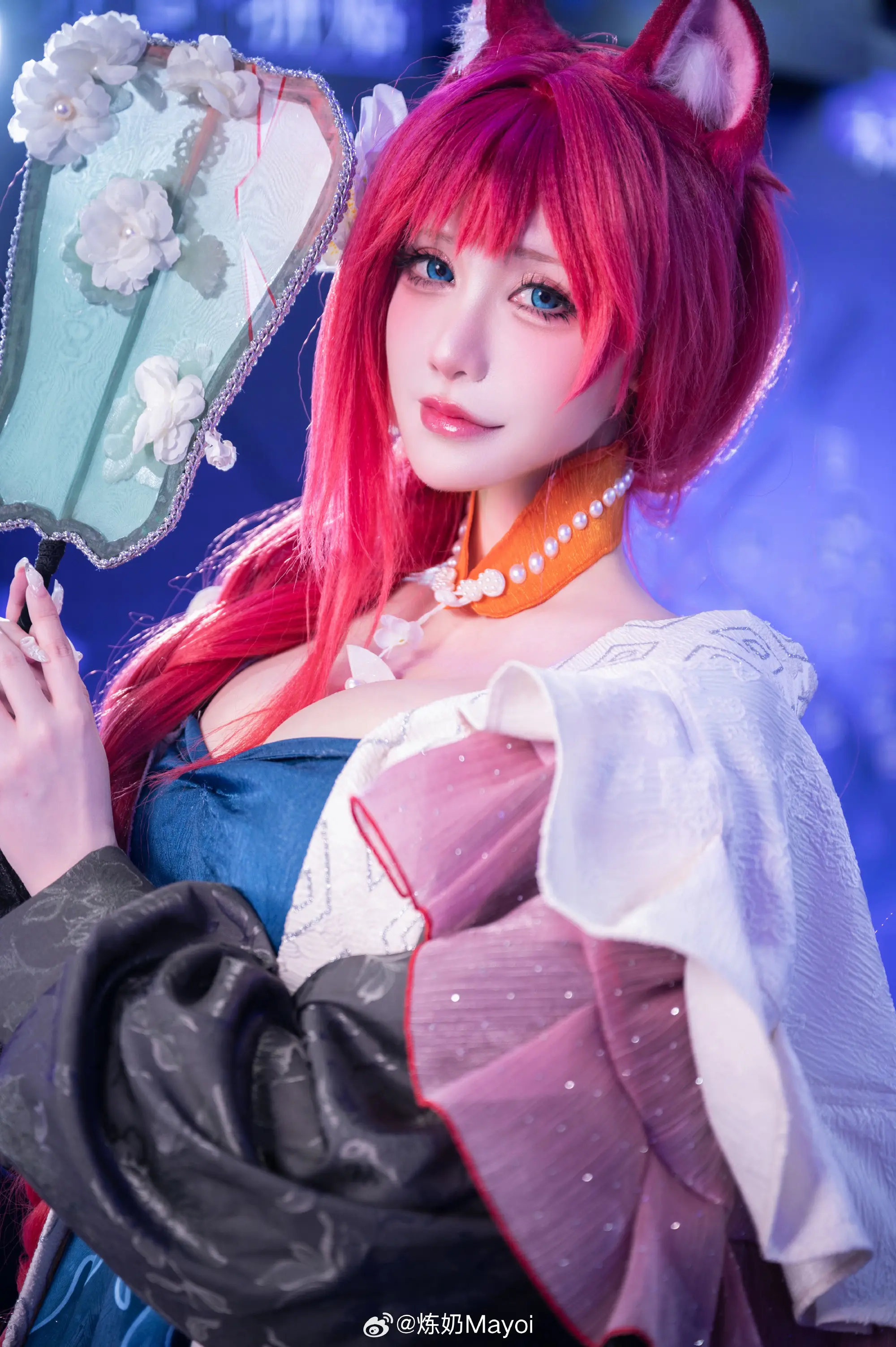 COSPLAY 神官大人，妾身等待您的相会~呵呵❤ ​​​ 咏月风雅 白蔷薇图@炼奶Mayoi COSPLAY-第9张