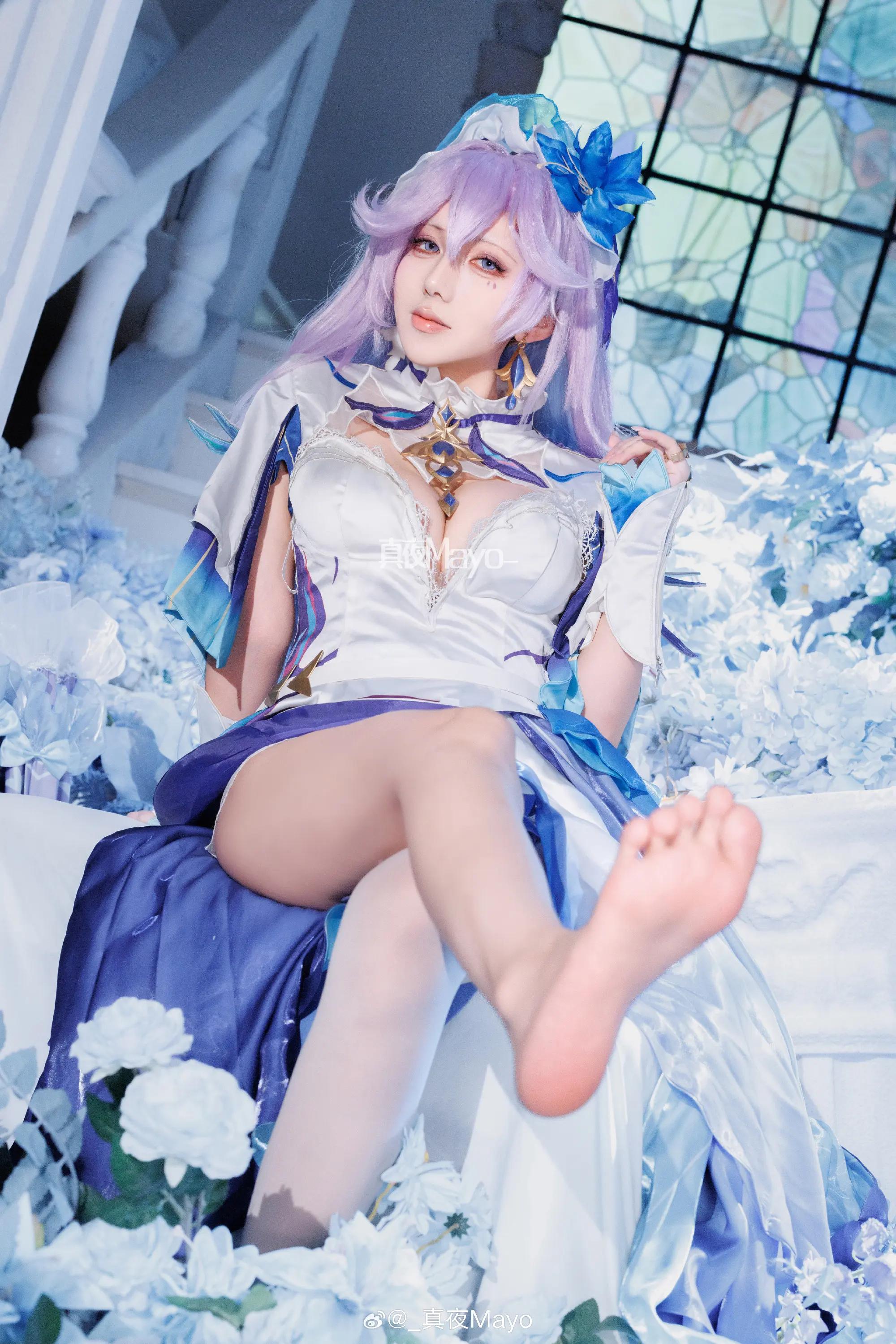 动漫Coser@_真夜Mayo 坎特蕾拉-公众号小姨ai