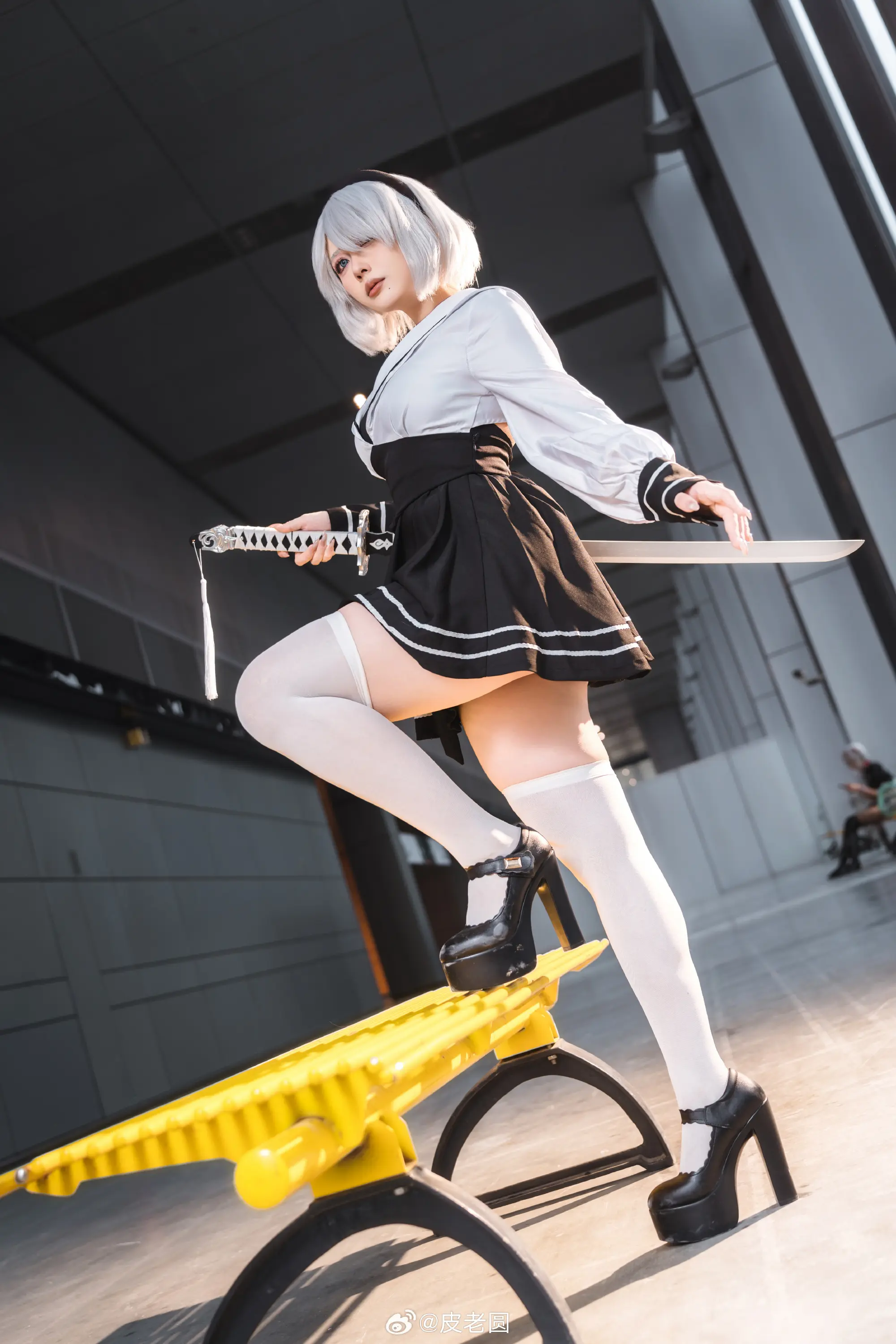 COSPLAY 尼尔:机械纪元 ⚠️2b同人注意@皮老圆-公众号小姨ai