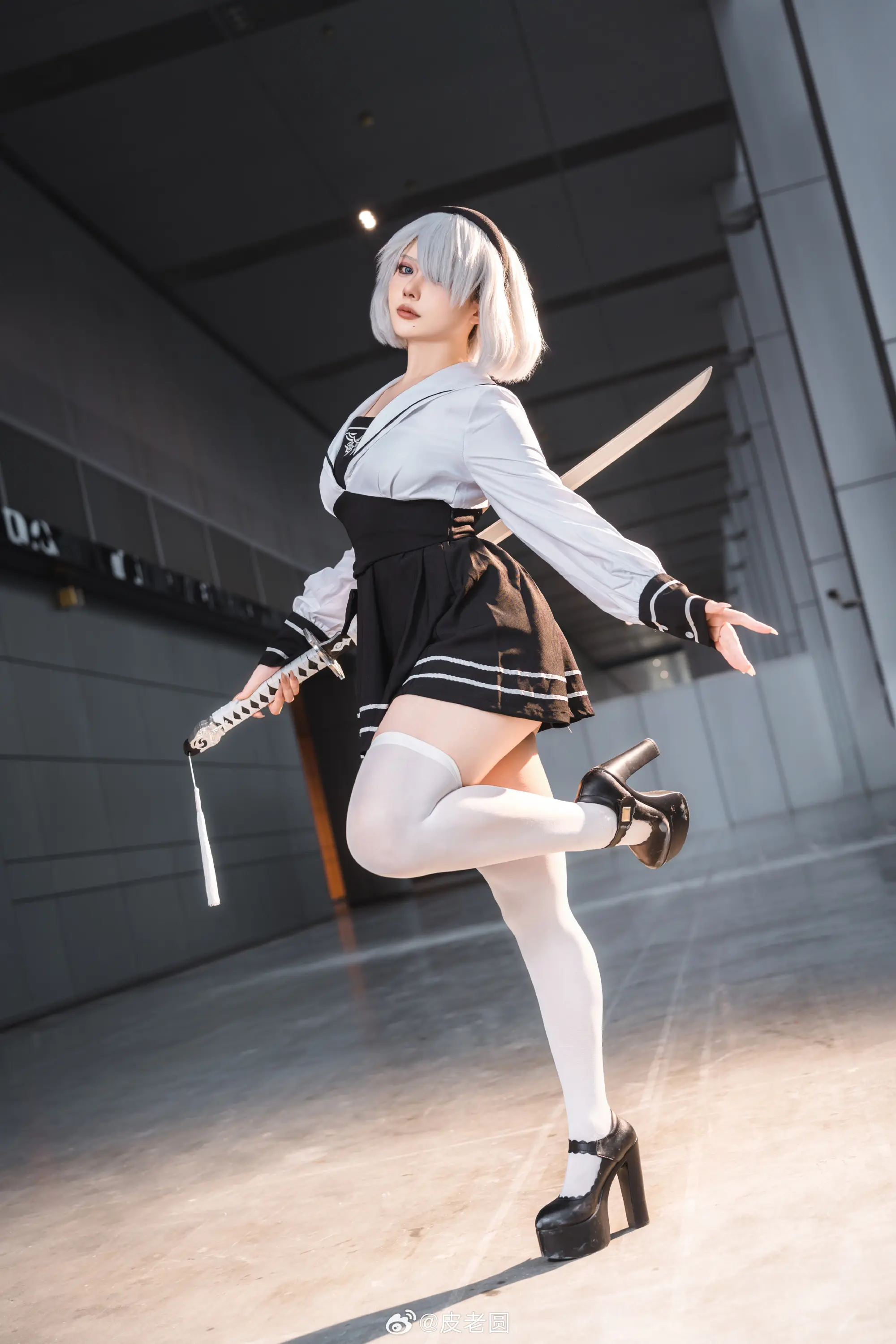 COSPLAY 尼尔:机械纪元 ⚠️2b同人注意@皮老圆-公众号小姨ai