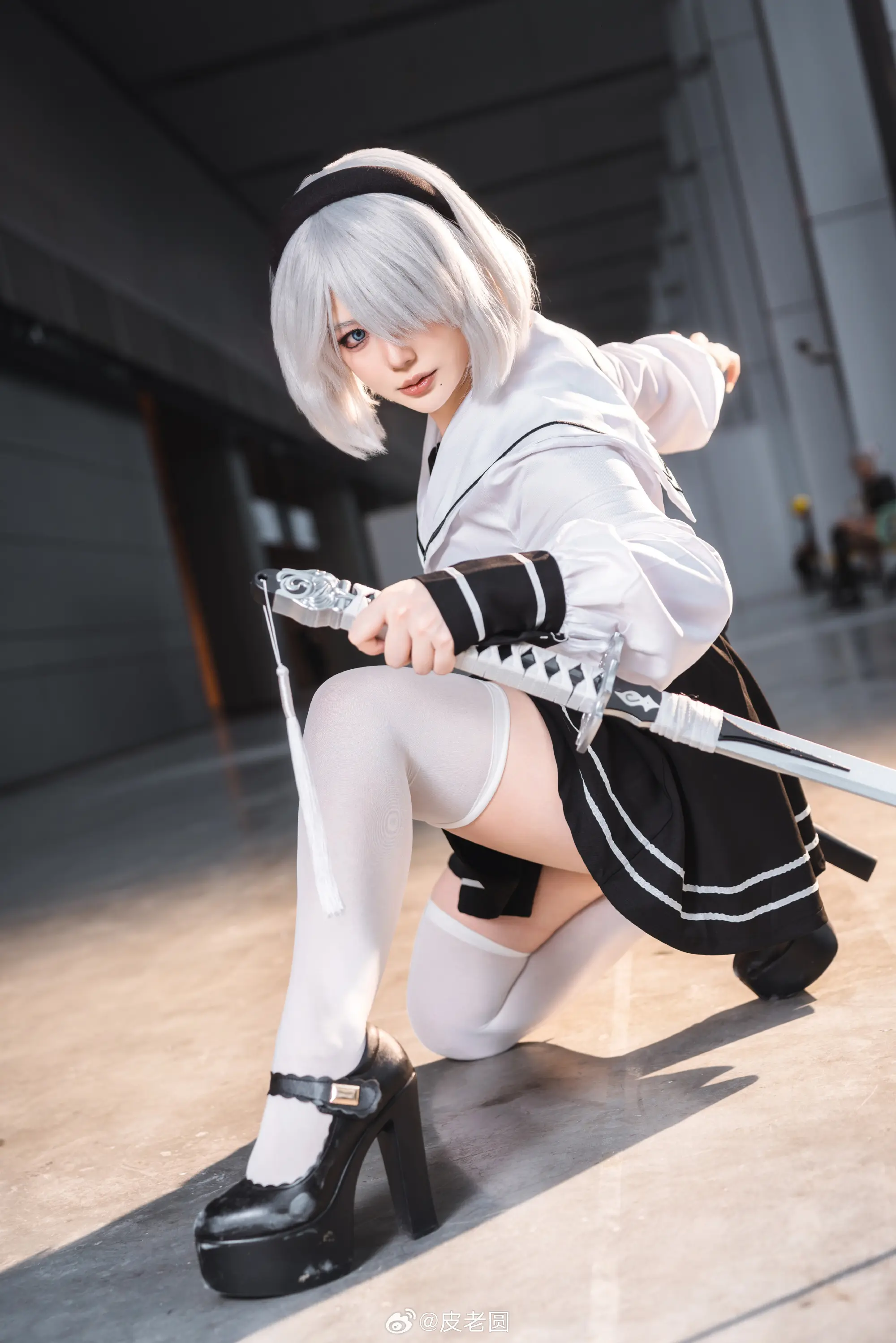 COSPLAY 尼尔:机械纪元 ⚠️2b同人注意@皮老圆-公众号小姨ai