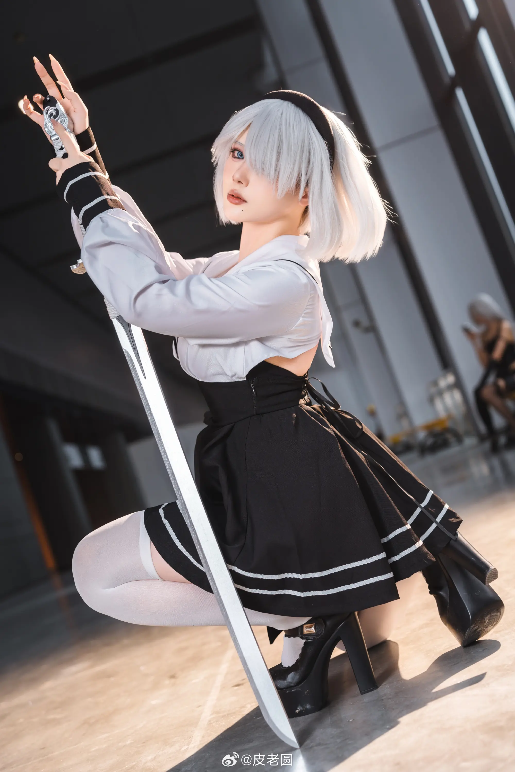 COSPLAY 尼尔:机械纪元 ⚠️2b同人注意@皮老圆-公众号小姨ai