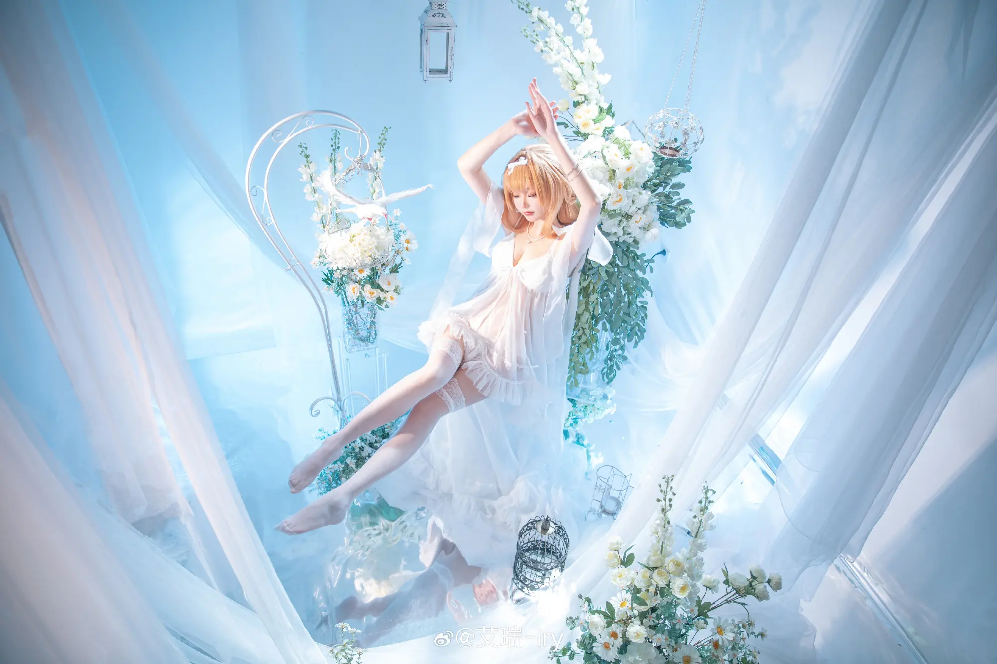 COSPLAY 渴望触碰天空的金丝雀，被困于名为“家族”的华丽牢笼中🕊️ 无期迷途 ■MBCC-S-193艾瑞尔 笼中鸟@艾瑞-iry COSPLAY-第6张