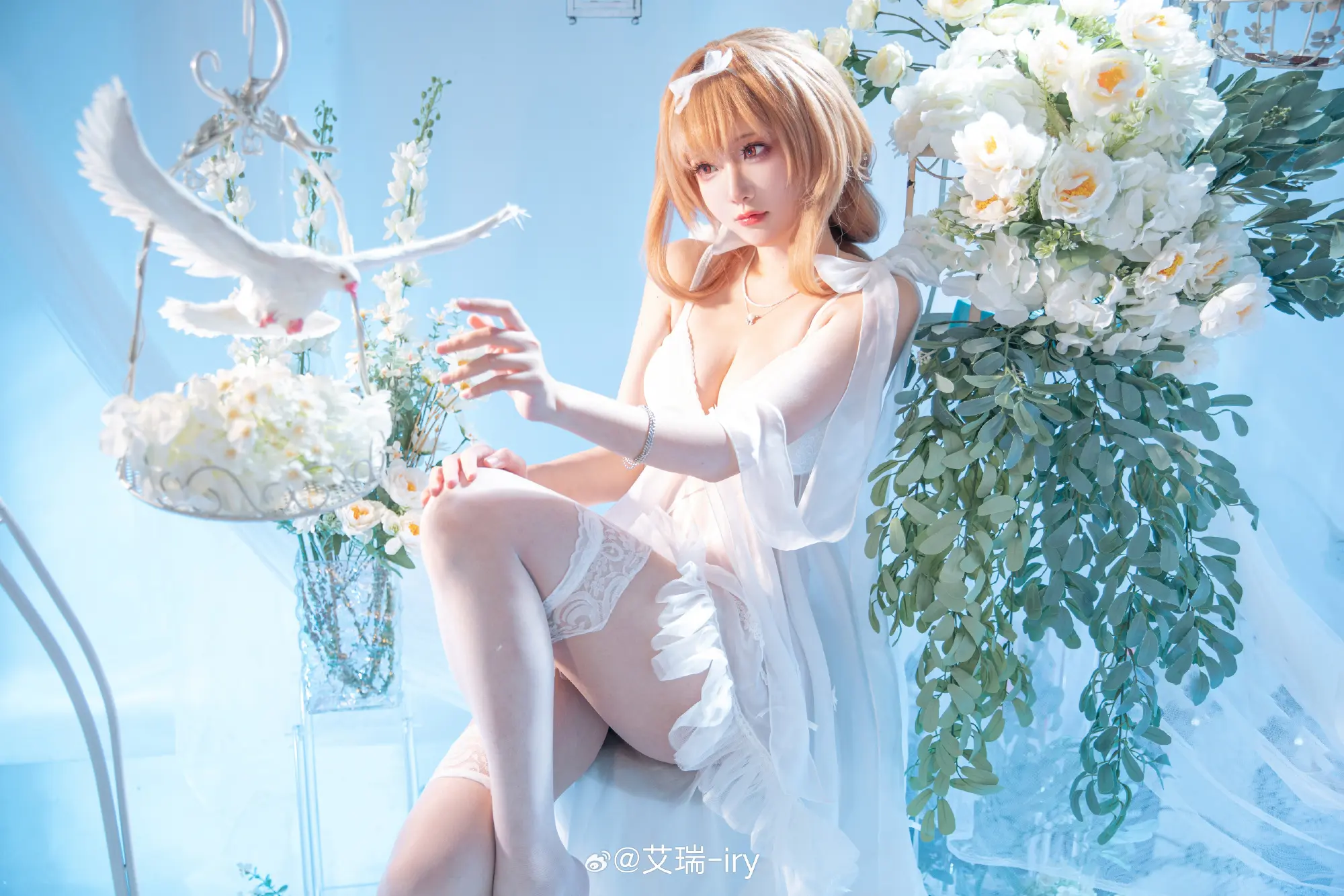 COSPLAY 渴望触碰天空的金丝雀，被困于名为“家族”的华丽牢笼中🕊️ 无期迷途 ■MBCC-S-193艾瑞尔 笼中鸟@艾瑞-iry COSPLAY-第15张