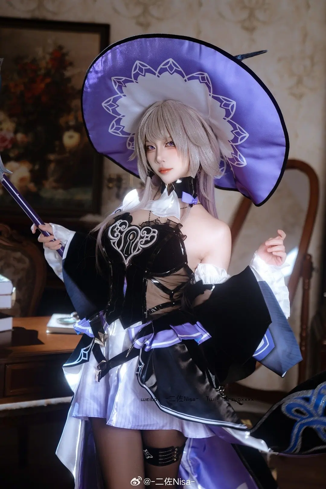 COSPLAY 不认识我啦？早跟你说过——人类，女性，年轻，貌美，可爱。崩坏星穹铁 大黑塔@-二佐Nisa--公众号小姨ai