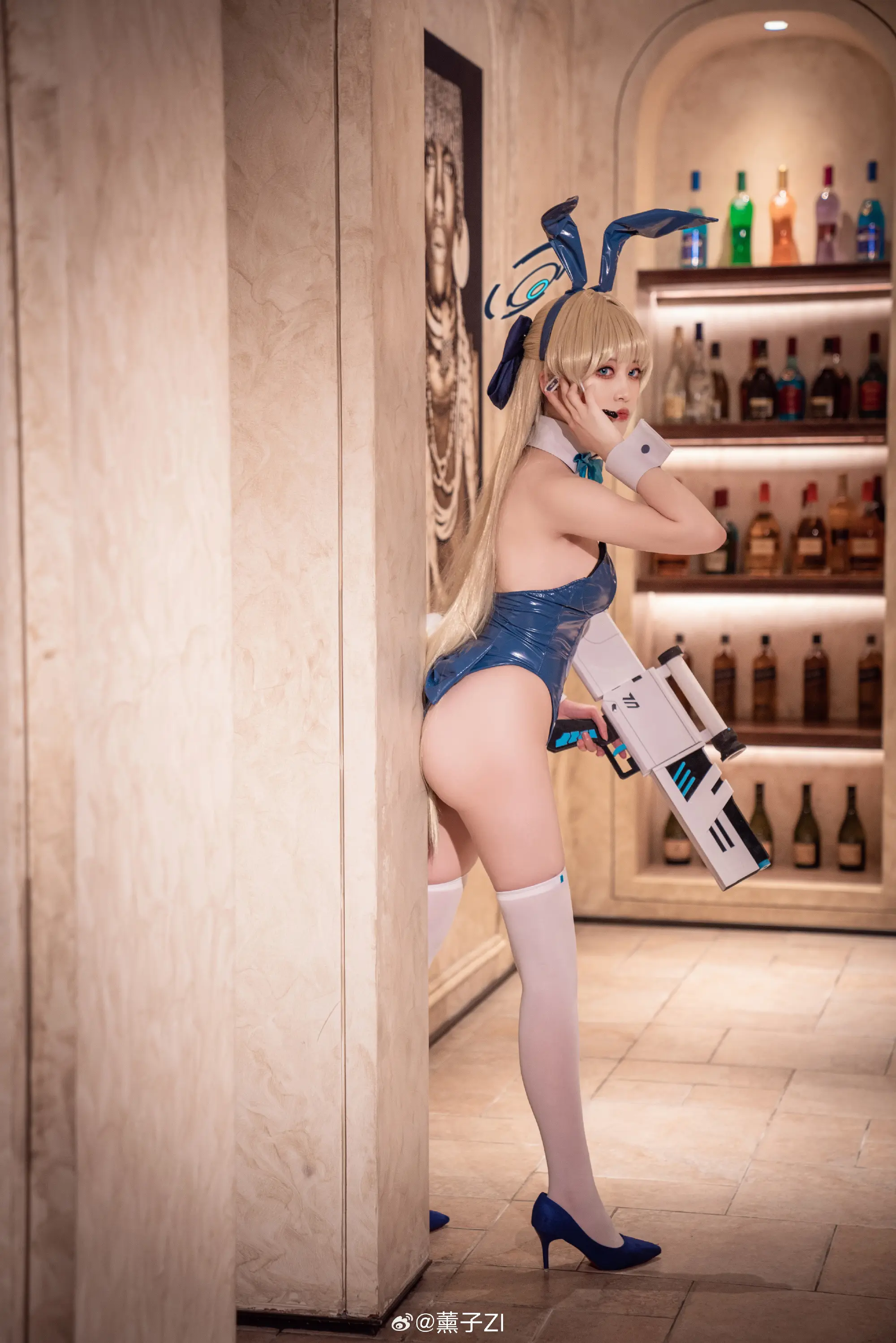 cosplay 飞鸟马时&美甘尼禄 碧蓝档案💙@霸龙变形金刚卡巴拉 ❤️@薰子ZI-公众号小姨ai
