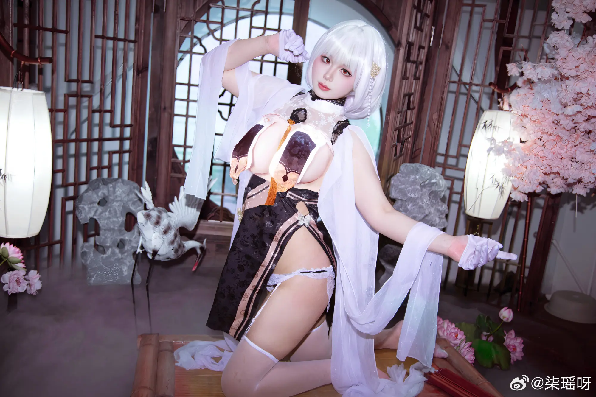 cosplay 贵安，皇家女仆天狼星号，前来就任 碧蓝航线 天狼星@柒瑶呀-公众号小姨ai