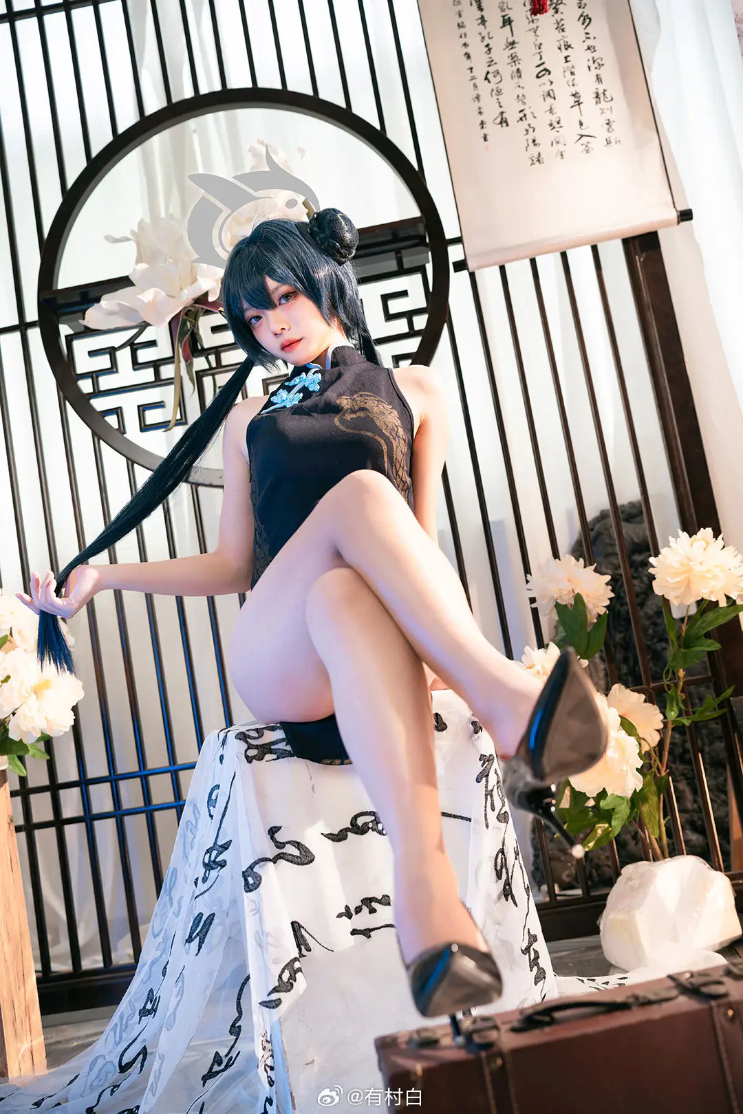cosplay 🦋-キサキ 碧蓝档案 妃咲@有村白-公众号小姨ai